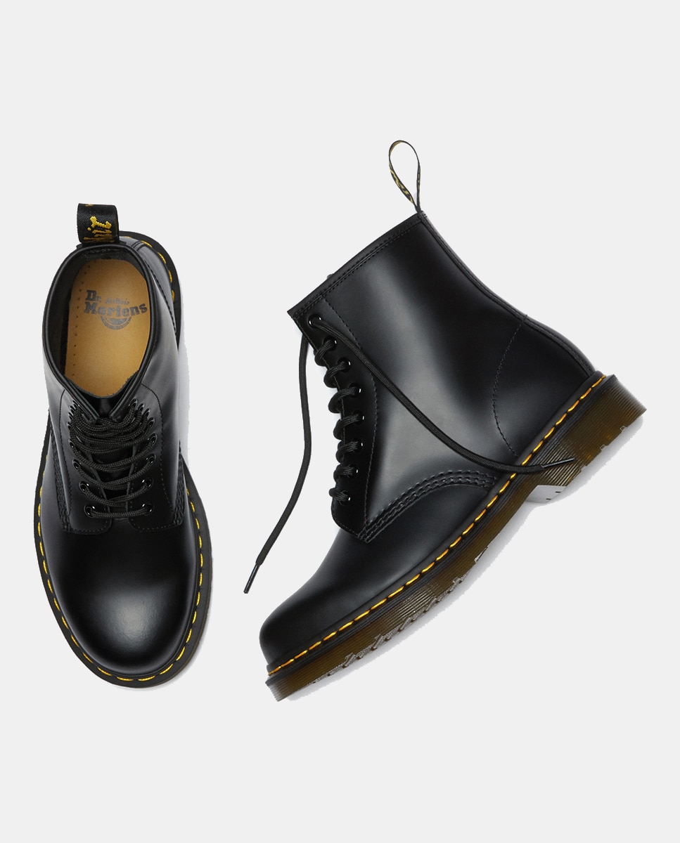 Botas 1460 em Pele Preto-5