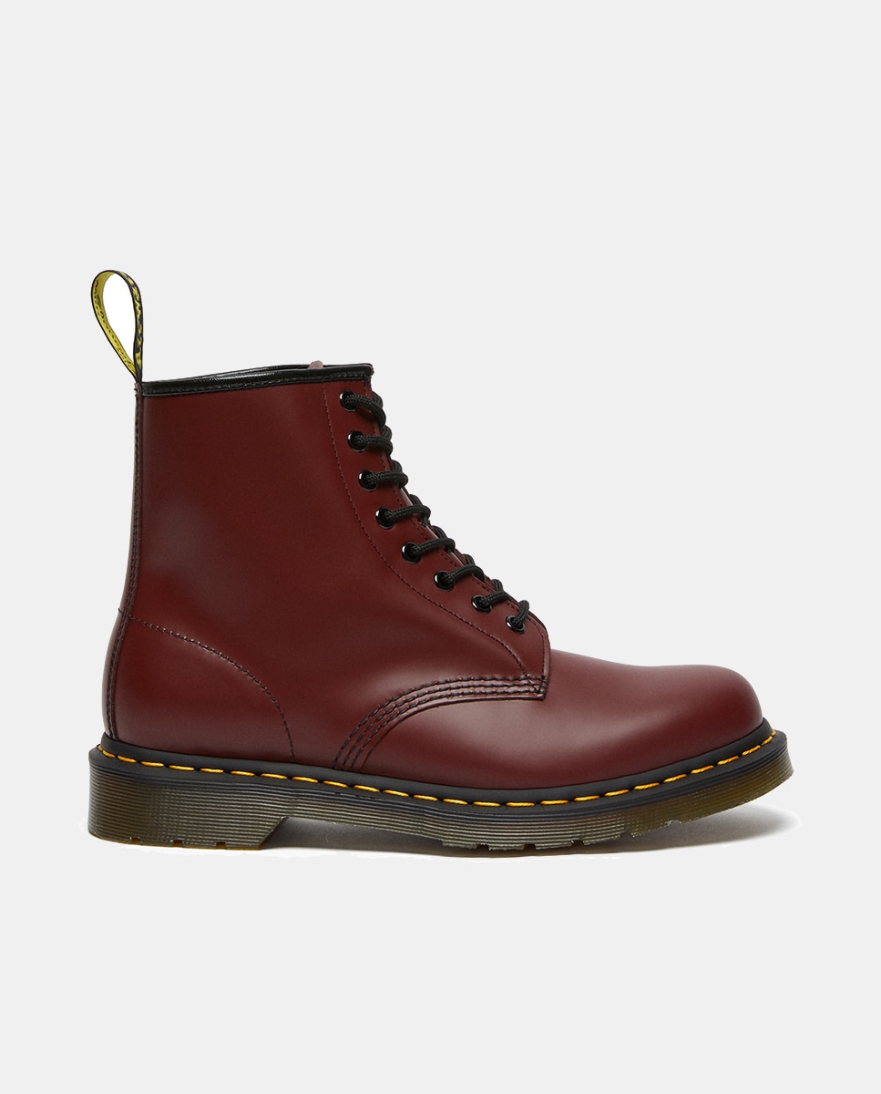 Botas 1460 em Pele Preto-8