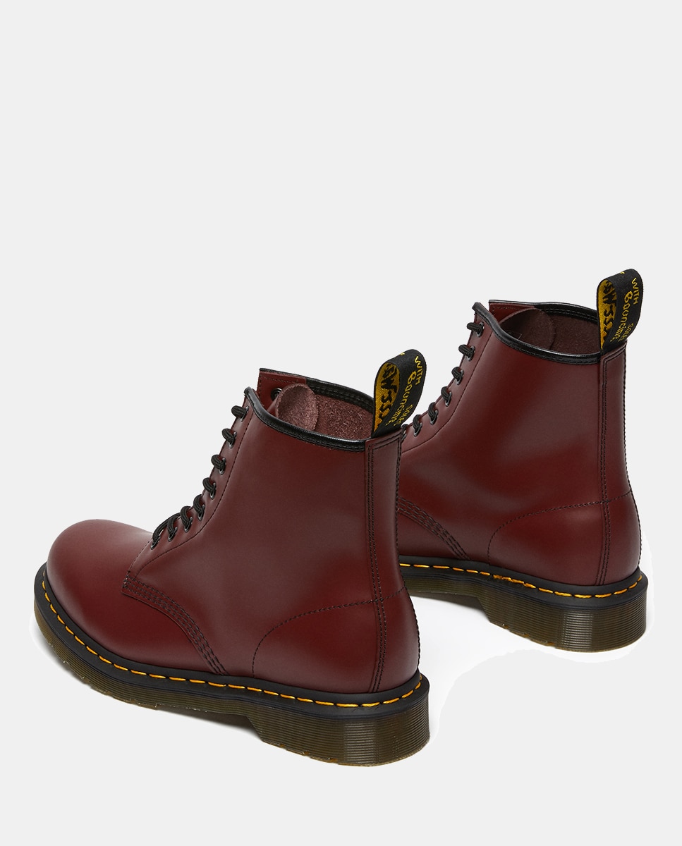 Botas 1460 em Pele Preto-10