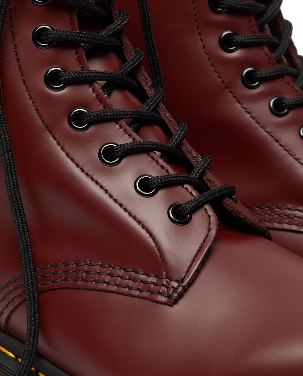 Botas 1460 em Pele Preto-12