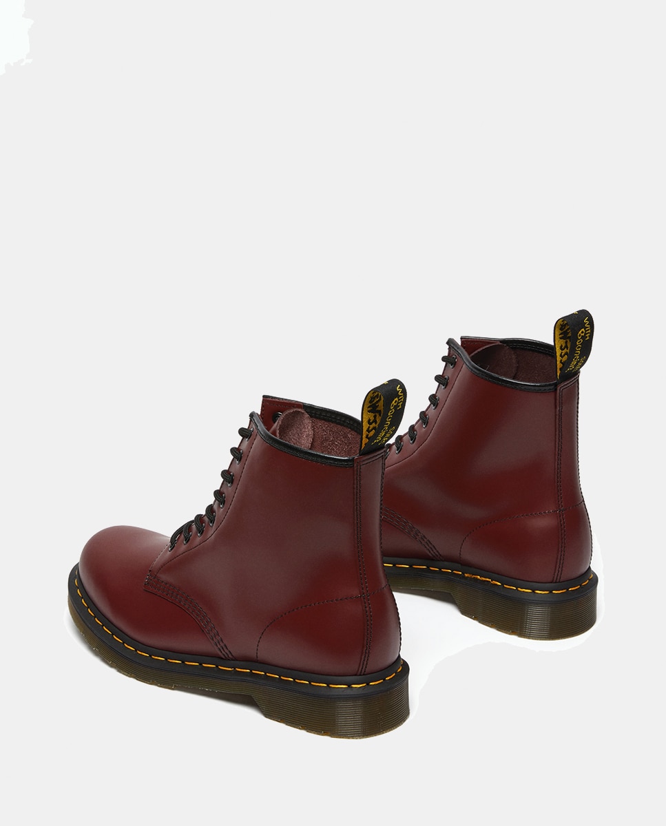 Botas Unissexo Dr. Martens -1460 Green Smooth Vermelho-13