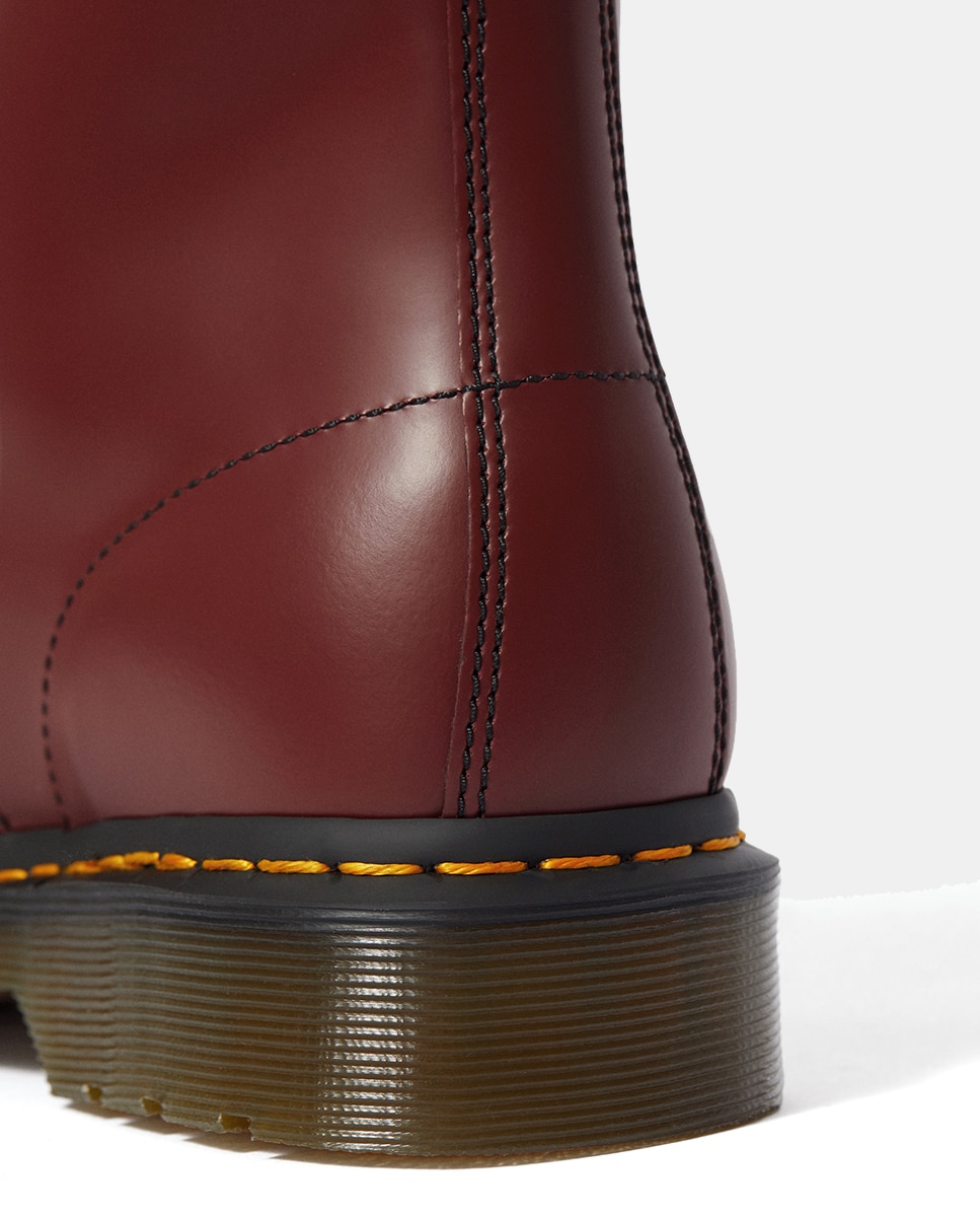 Botas Unissexo Dr. Martens -1460 Green Smooth Vermelho-16