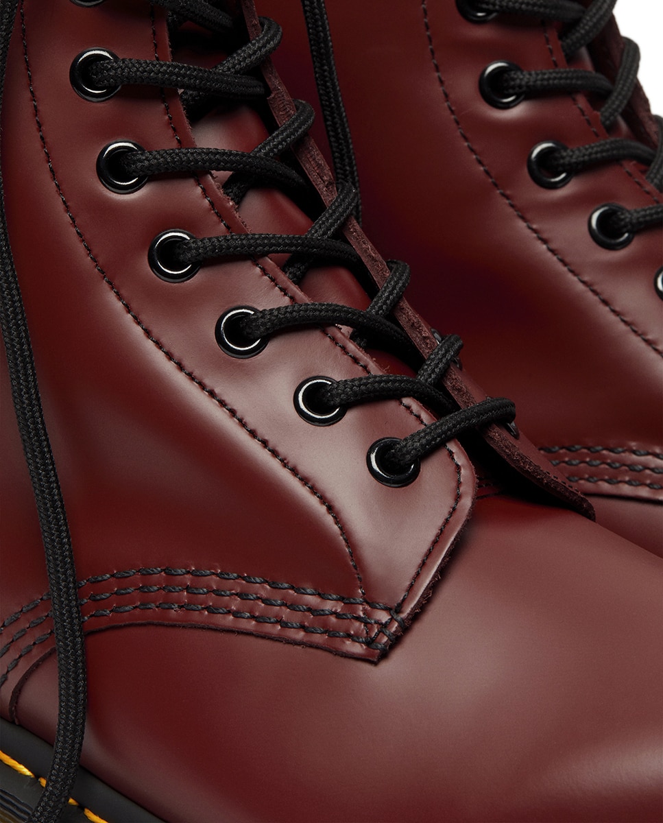 Botas Unissexo Dr. Martens -1460 Green Smooth Vermelho-18