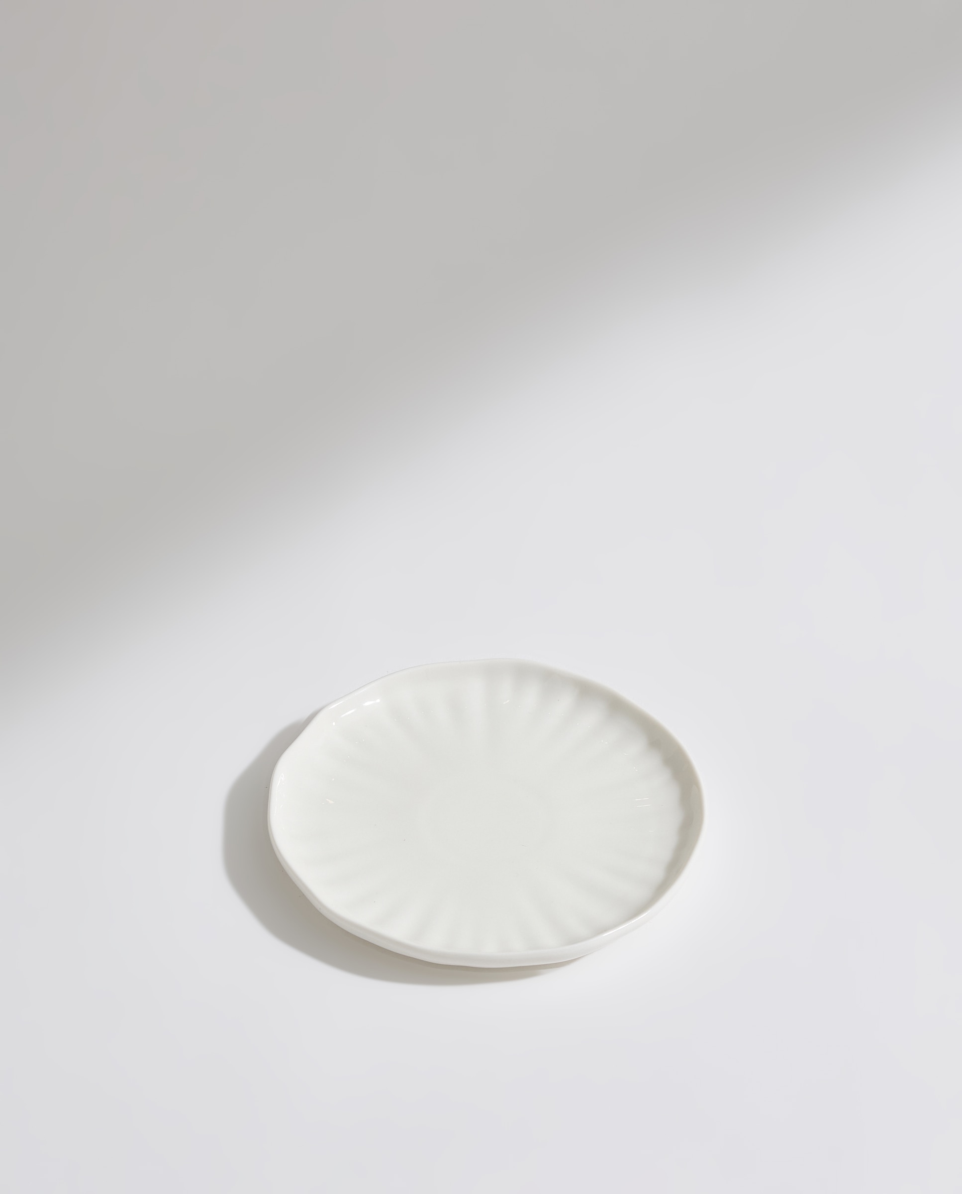 Plato de pan Lotus Blanco-2