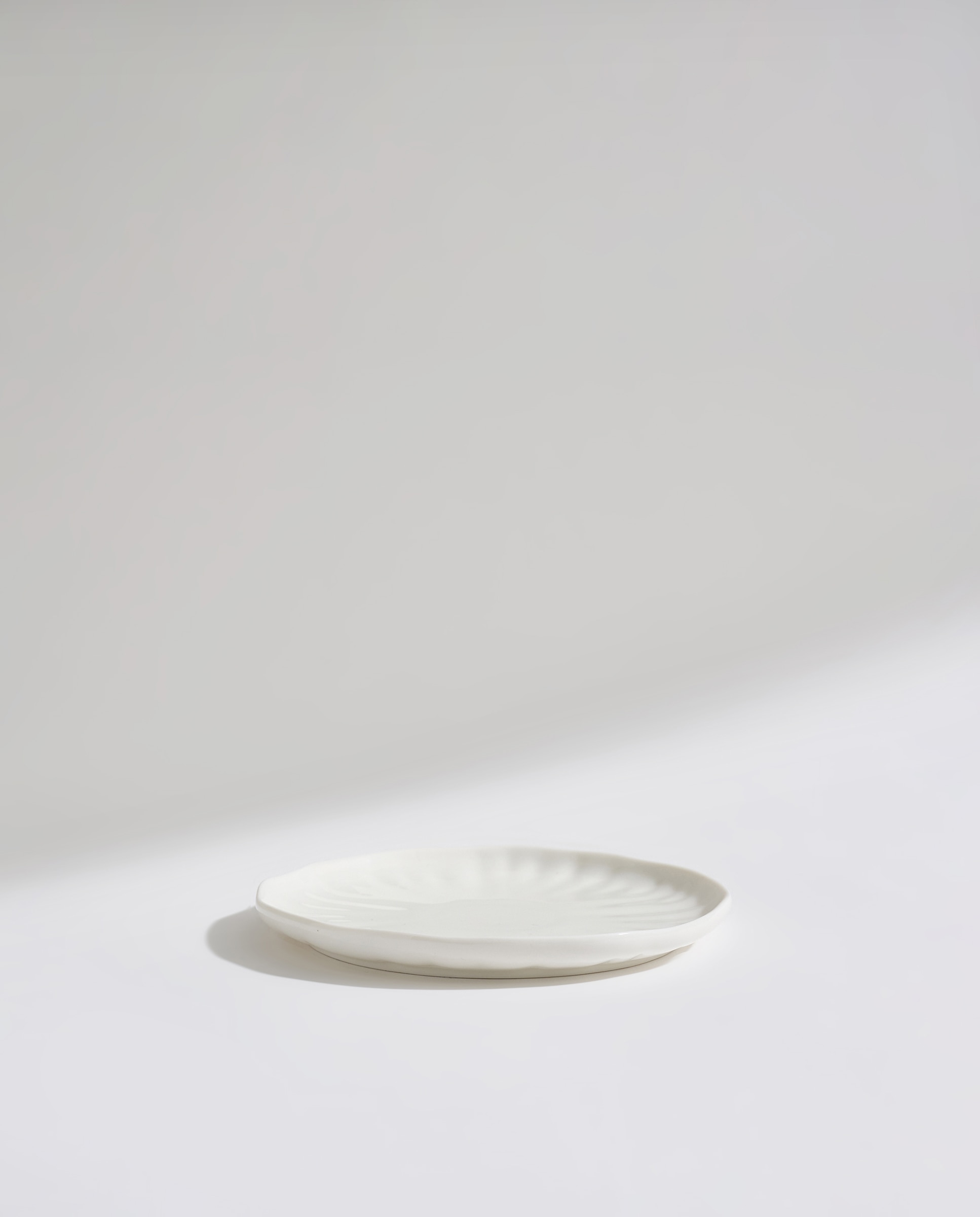 Plato de pan Lotus Blanco-3
