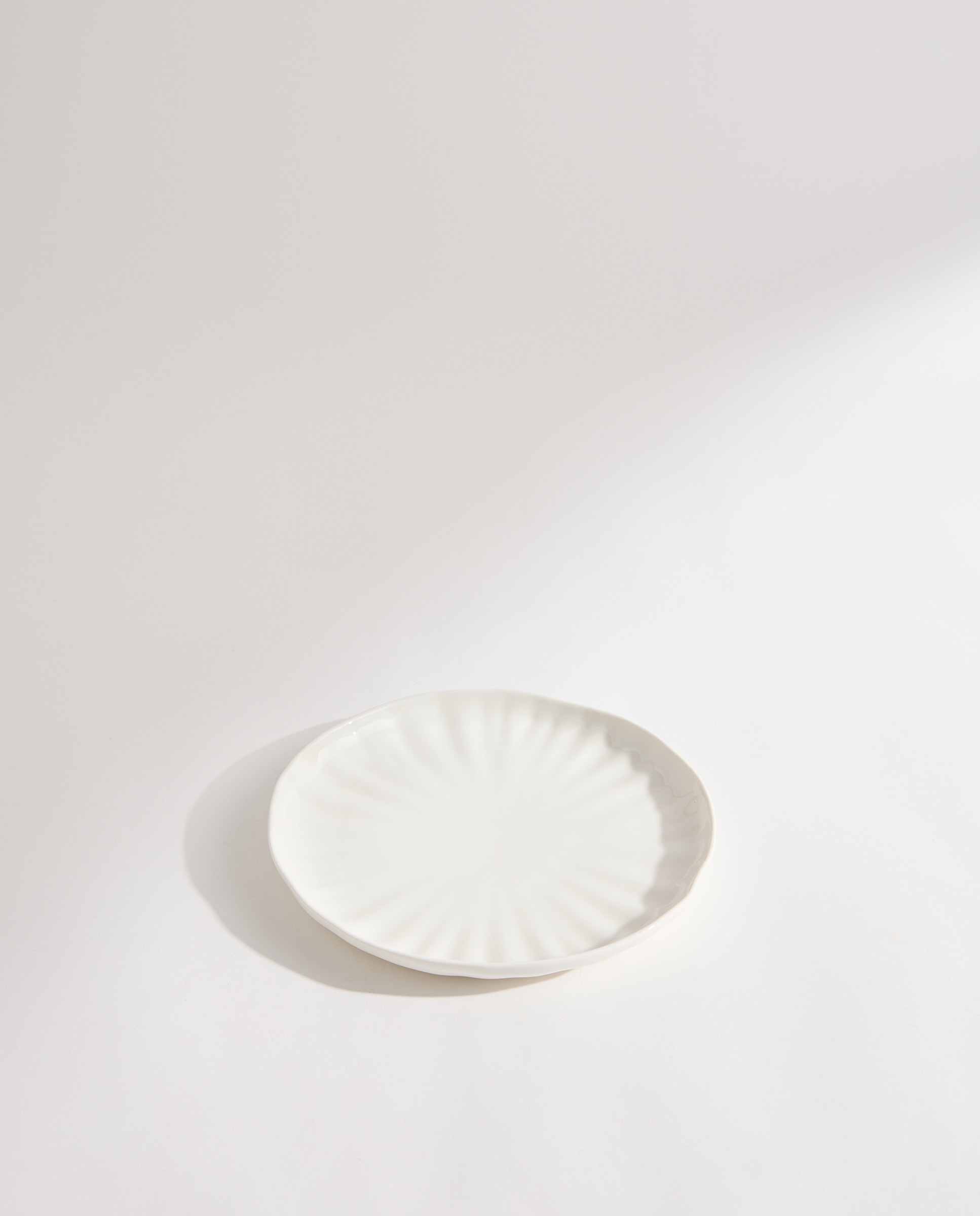 Plato de postre Lotus Blanco-2