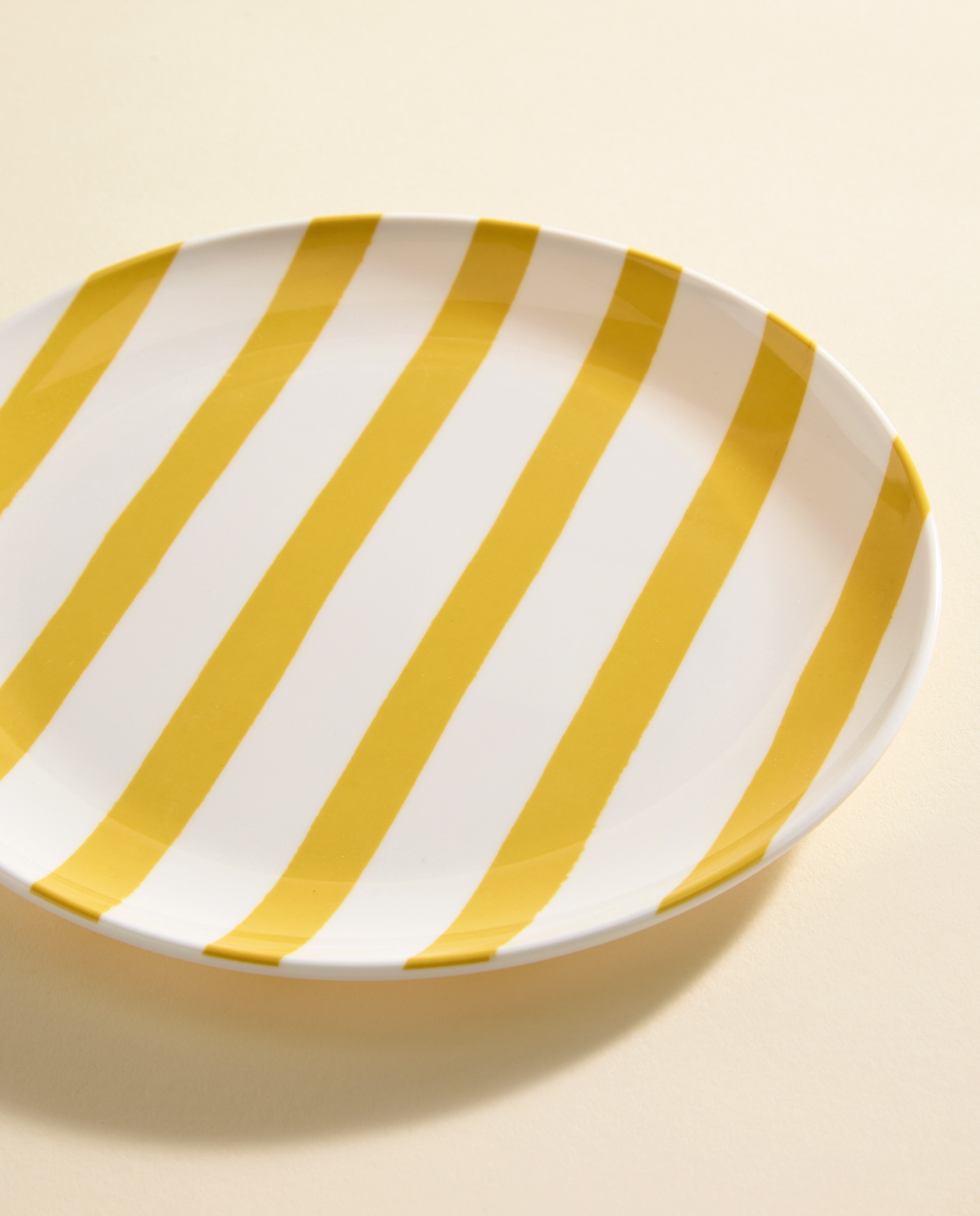 Imagen 0 de Plato de postre de melamina para exterior Rayas Pacífico