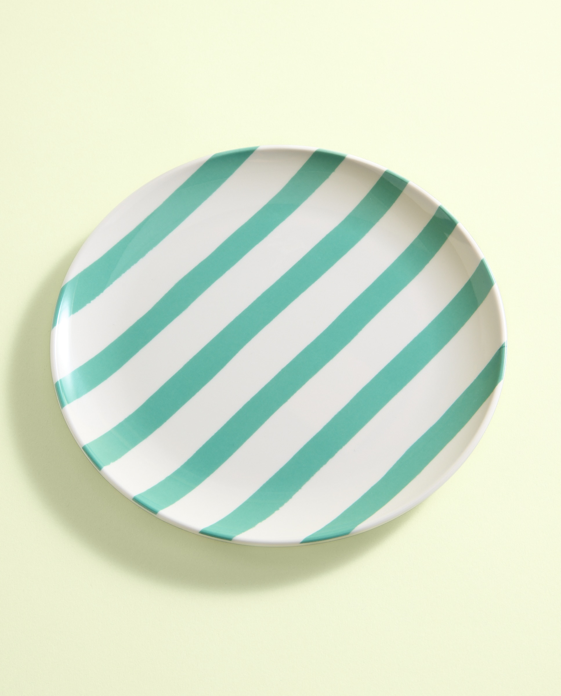 Imagen 0 de Plato de postre de melamina para exterior Rayas Pacífico