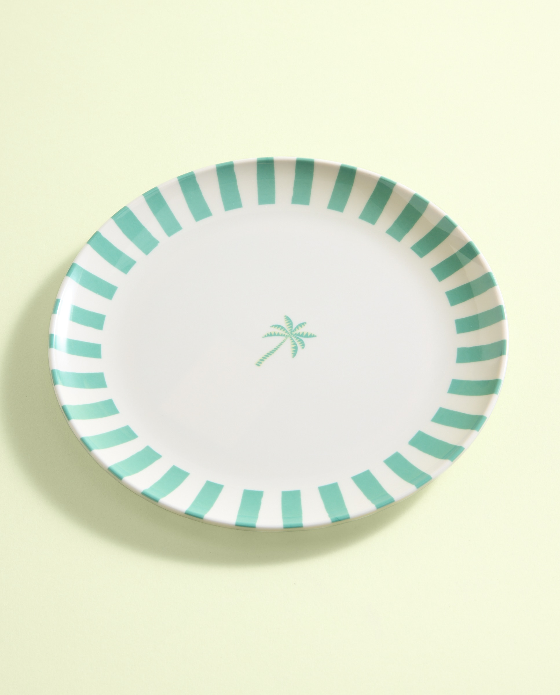 Imagen 0 de Plato de postre de melamina para exterior Rayas Pacífico
