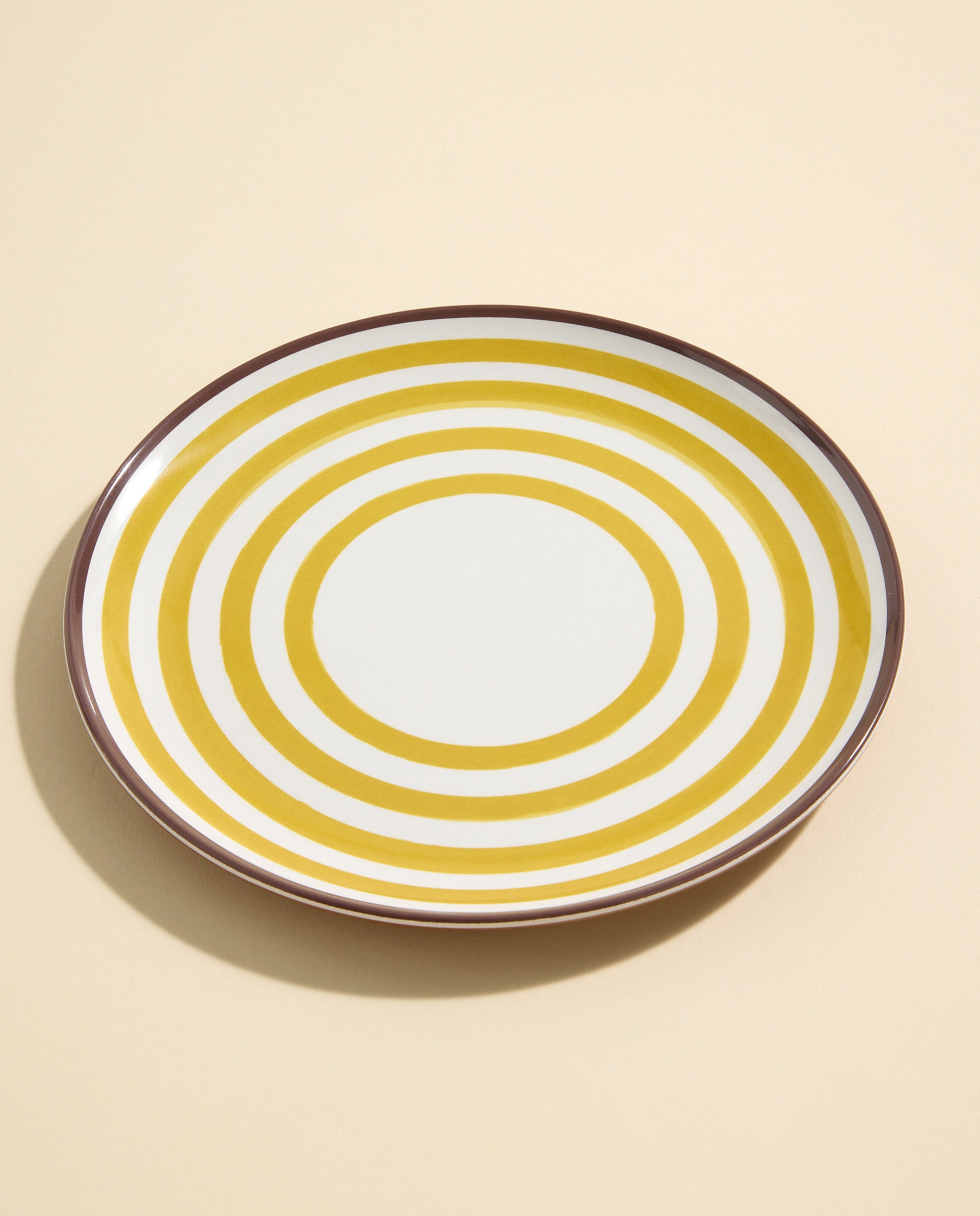 Imagen 0 de Plato de postre de melamina para exterior anillos Ethno