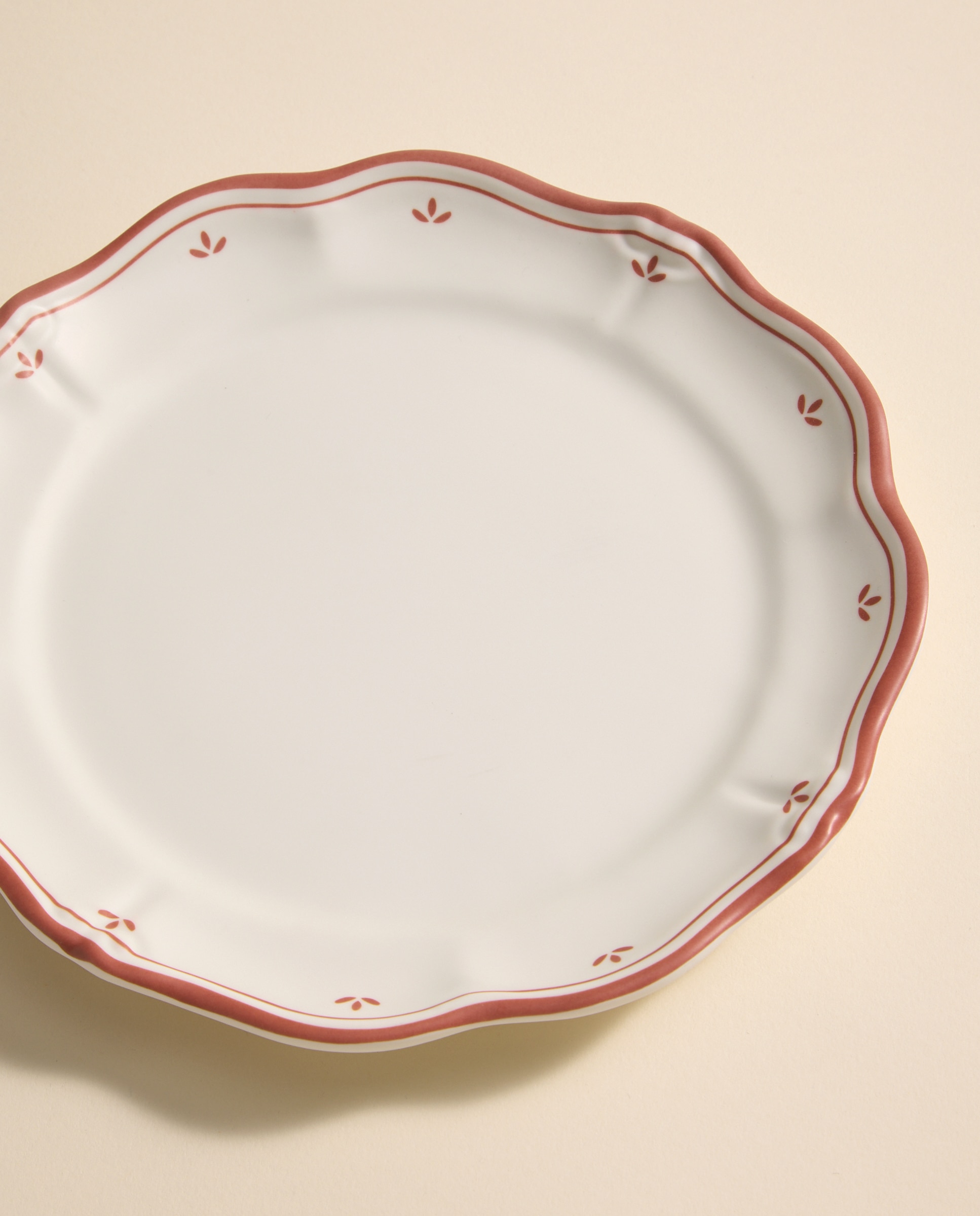 Imagen 0 de Plato de postre de melamina para exterior Romantic Tulip
