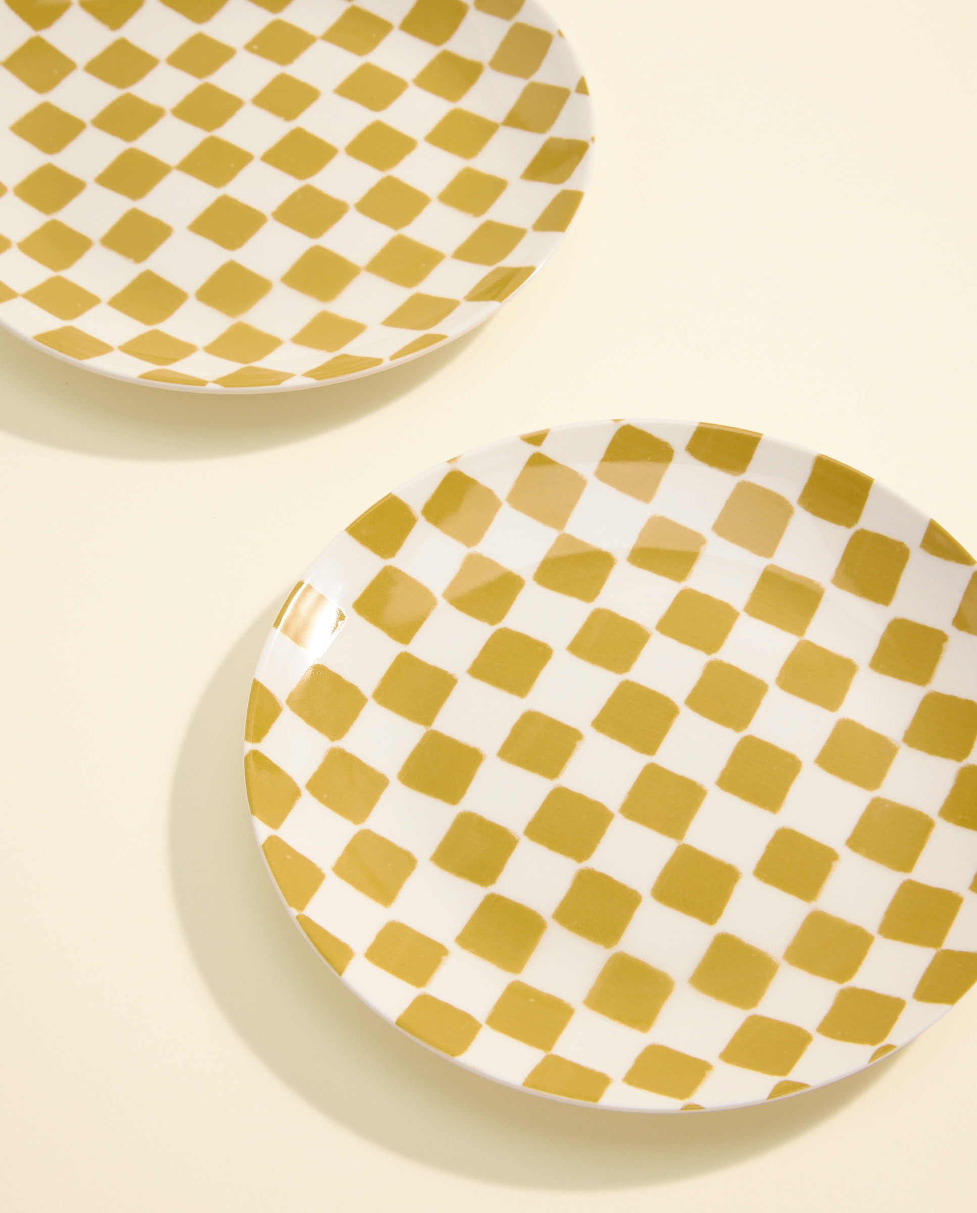 Imagen 0 de Set de 2 platos de postre Damero