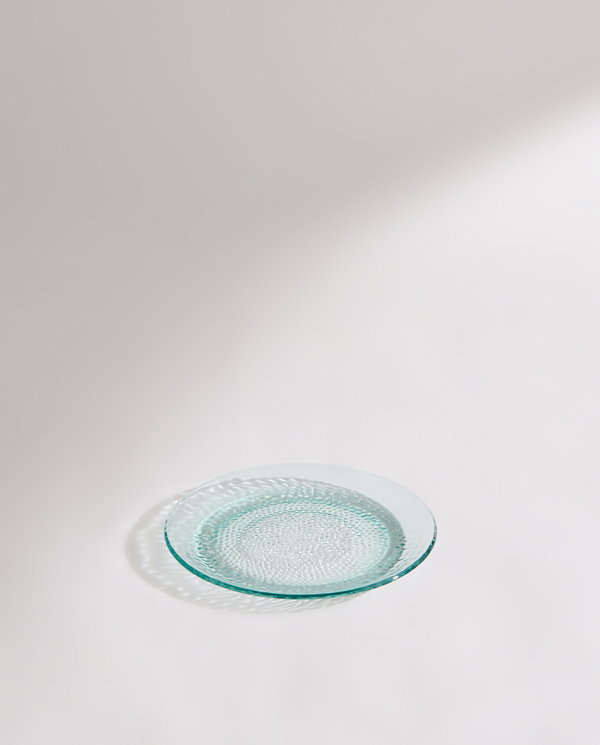Plato de postre de melamina para exterior Diamond Turquesa-2