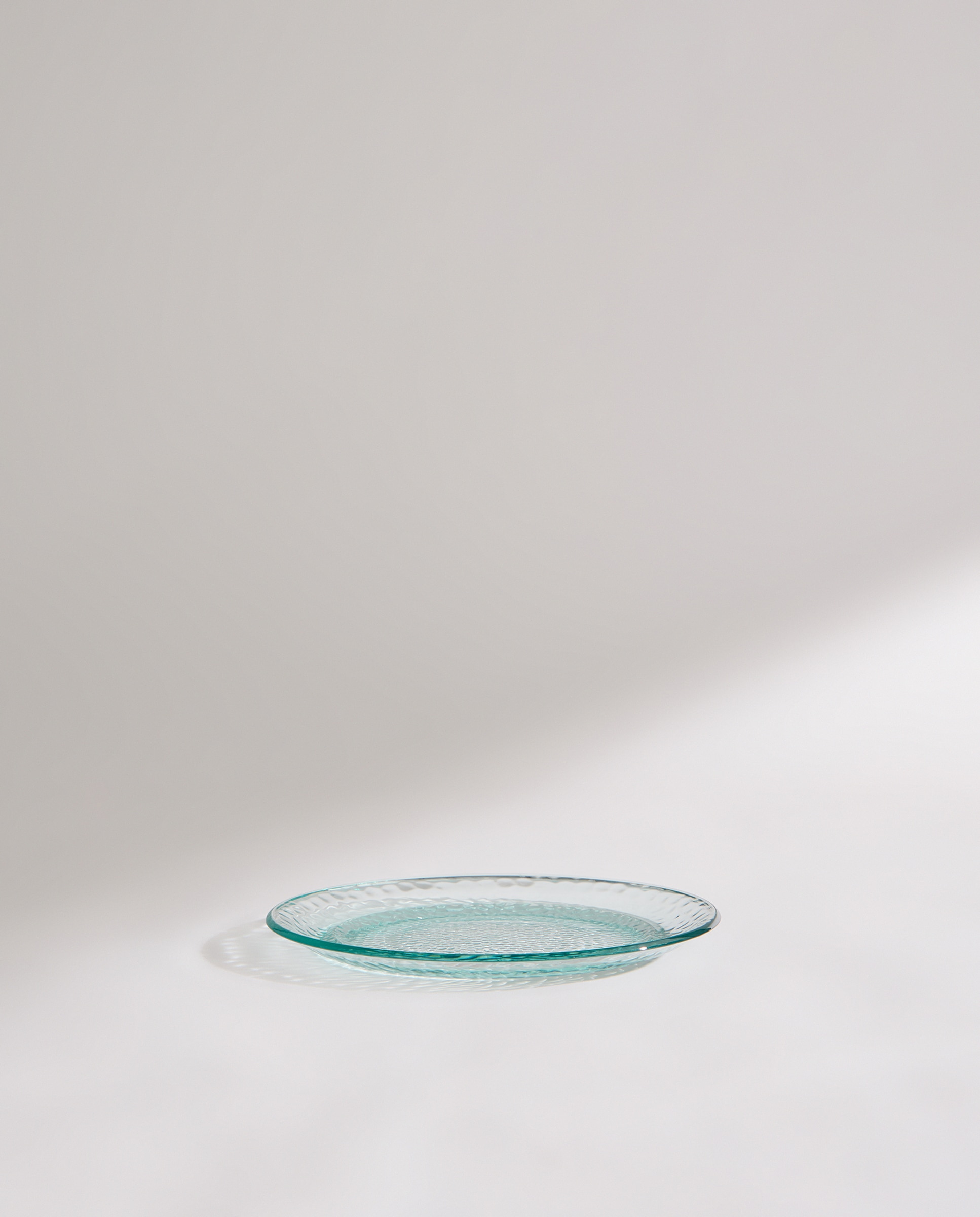 Plato de postre de melamina para exterior Diamond Turquesa-3