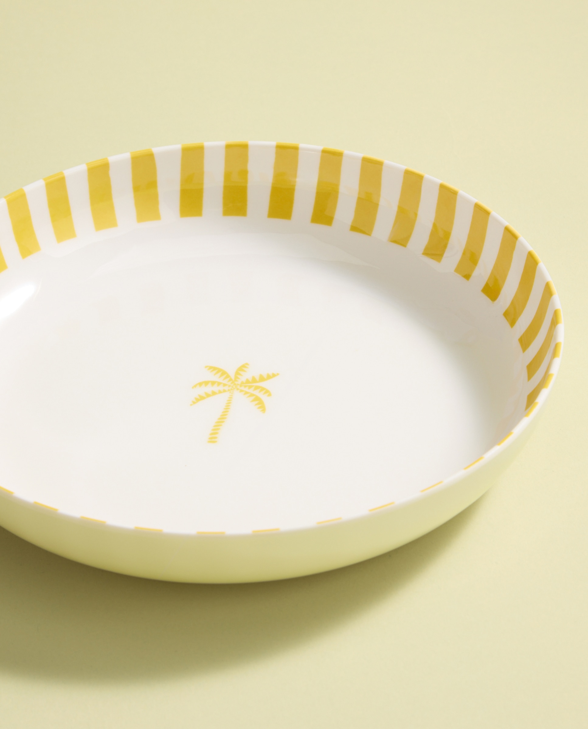 Imagen 0 de Plato hondo de melamina para exterior Palmera Pacífico