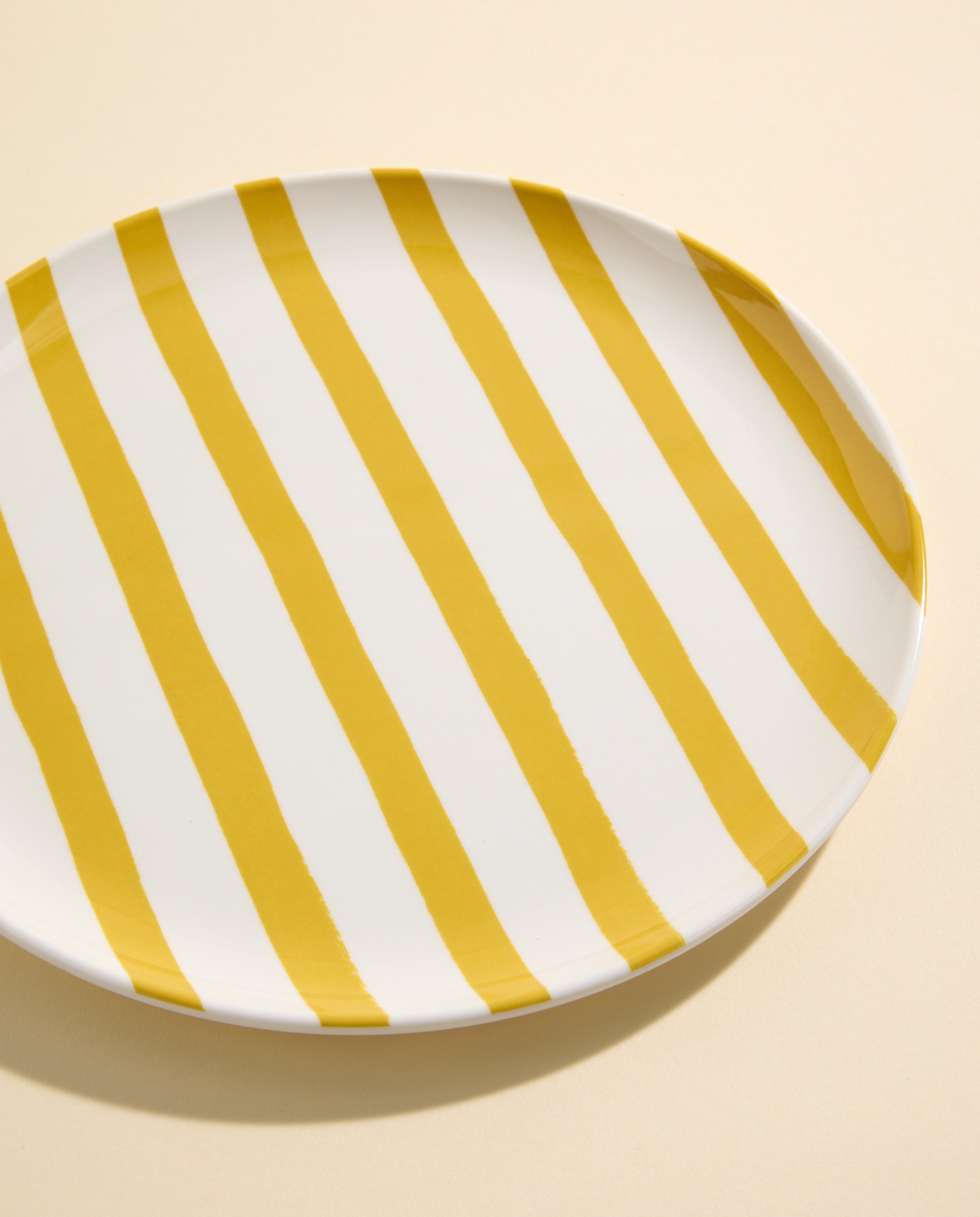 Imagen 0 de Plato llano de melamina para exterior Rayas Pacífico