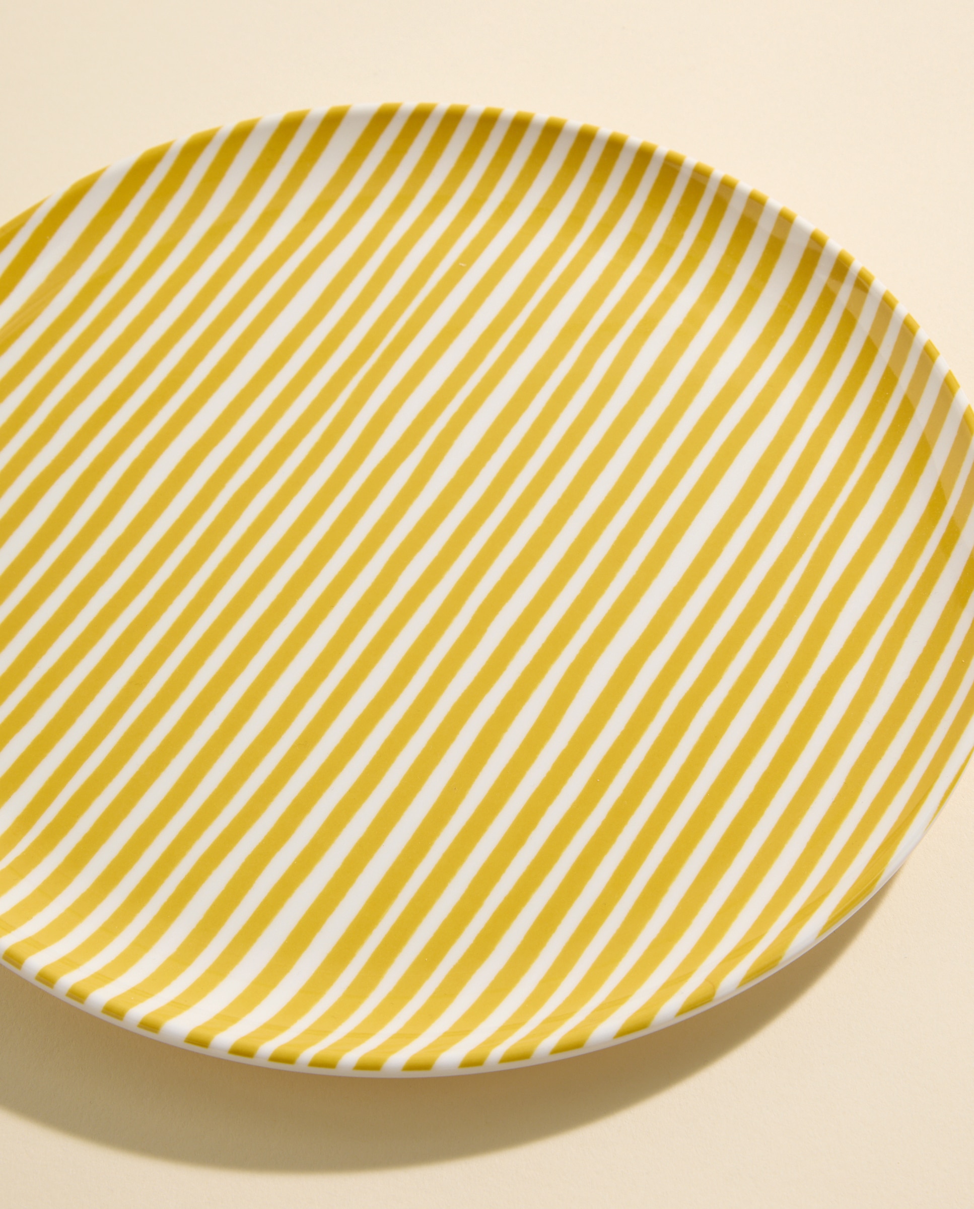 Imagen 0 de Plato llano de melamina para exterior Rayas Pacífico