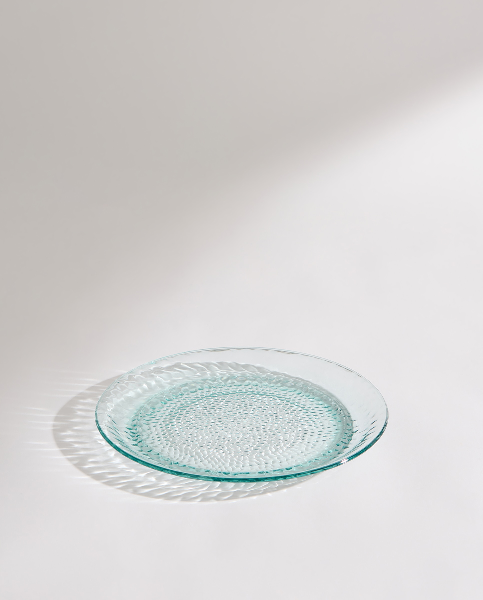 Plato llano de melamina para exterior Diamond Turquesa-2