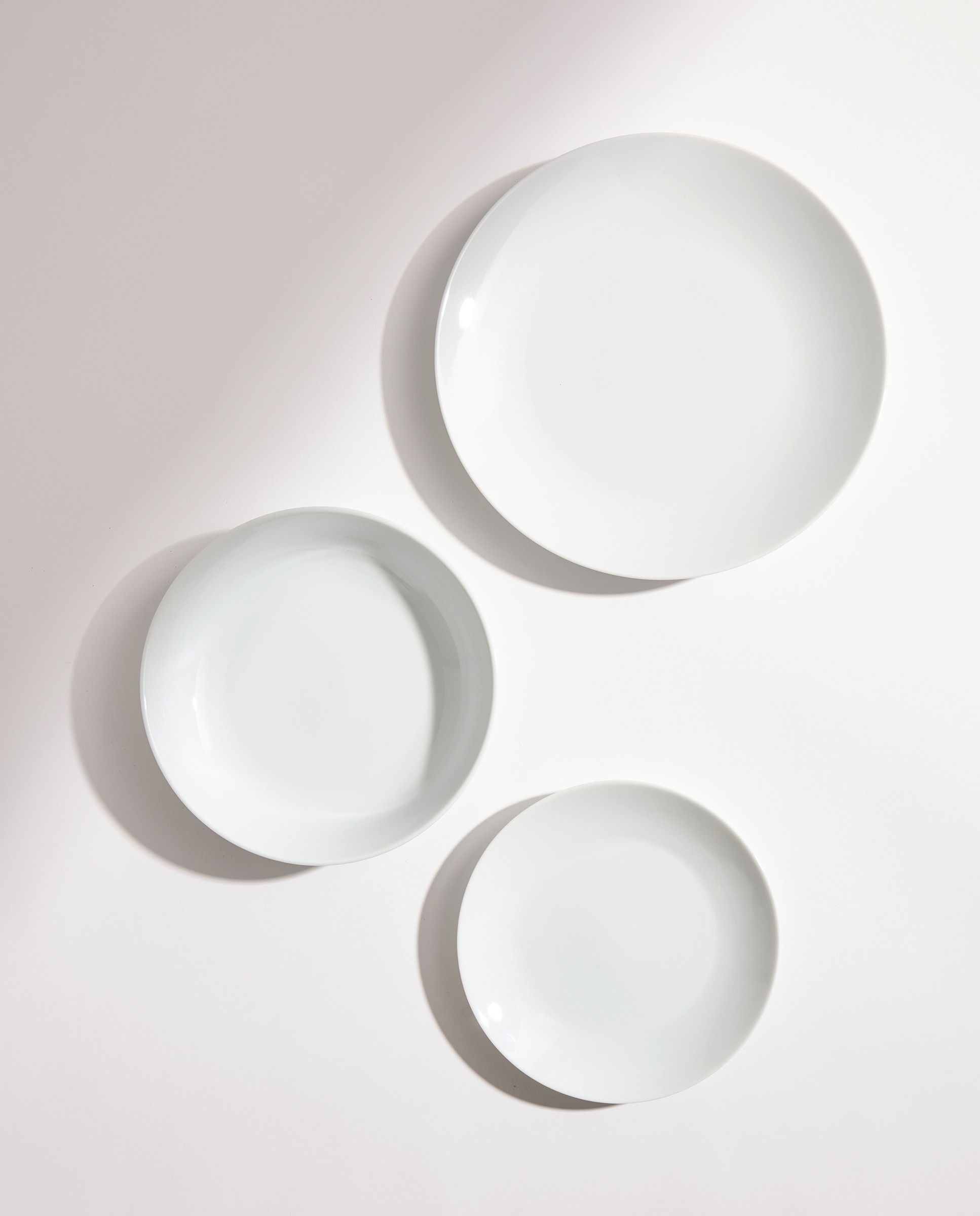 Vajilla de 18 piezas de porcelana Ala Bianca Blanco-2