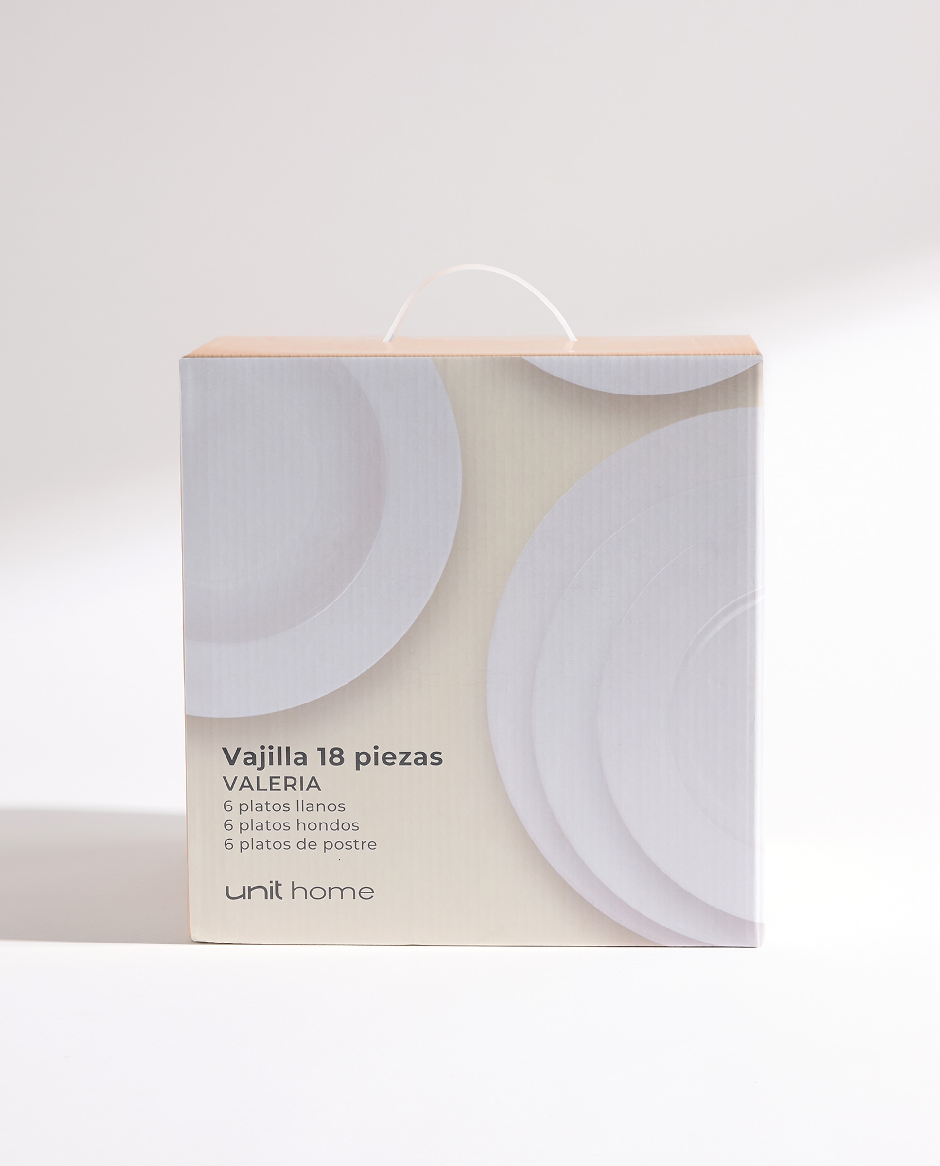 Vajilla de 18 piezas de porcelana Ala Bianca Blanco-6