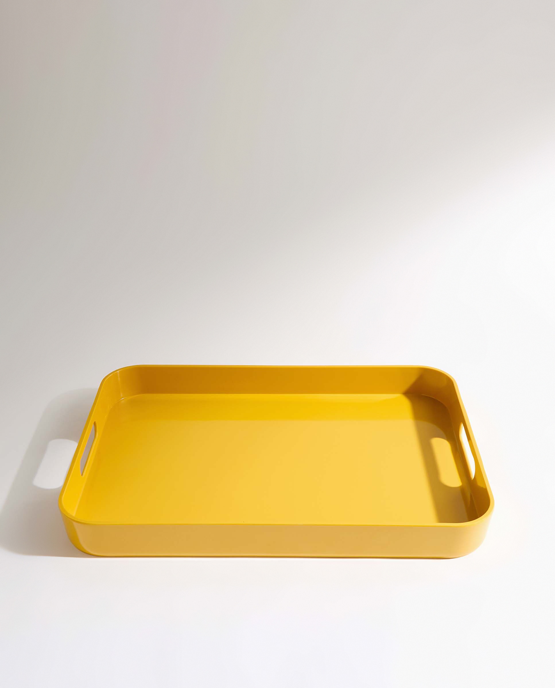 Bandeja de melamina para exterior Desayuno Mostaza-2