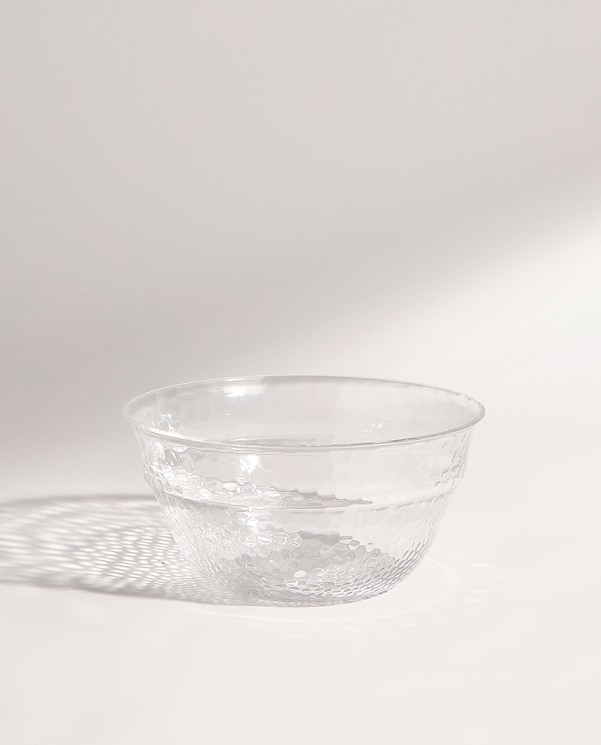 Ensaladera alta de melamina para exterior Diamond Transparente-2