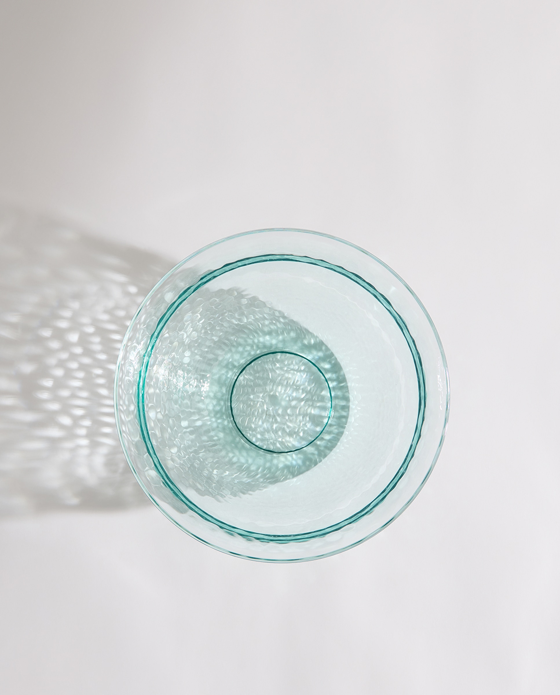 Ensaladera alta de melamina para exterior Diamond Turquesa-4