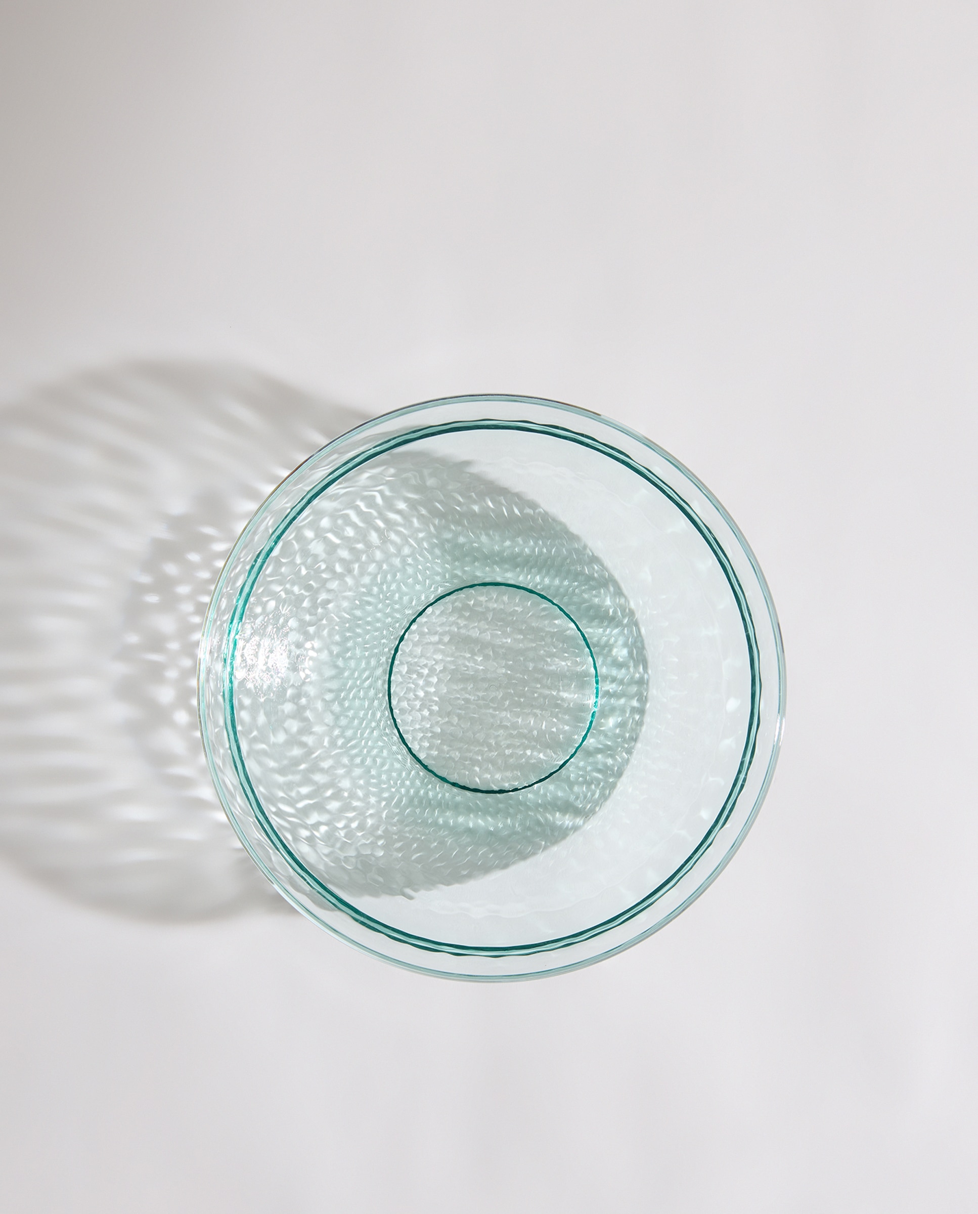 Ensaladera baja de melamina para exterior Diamond Turquesa-4