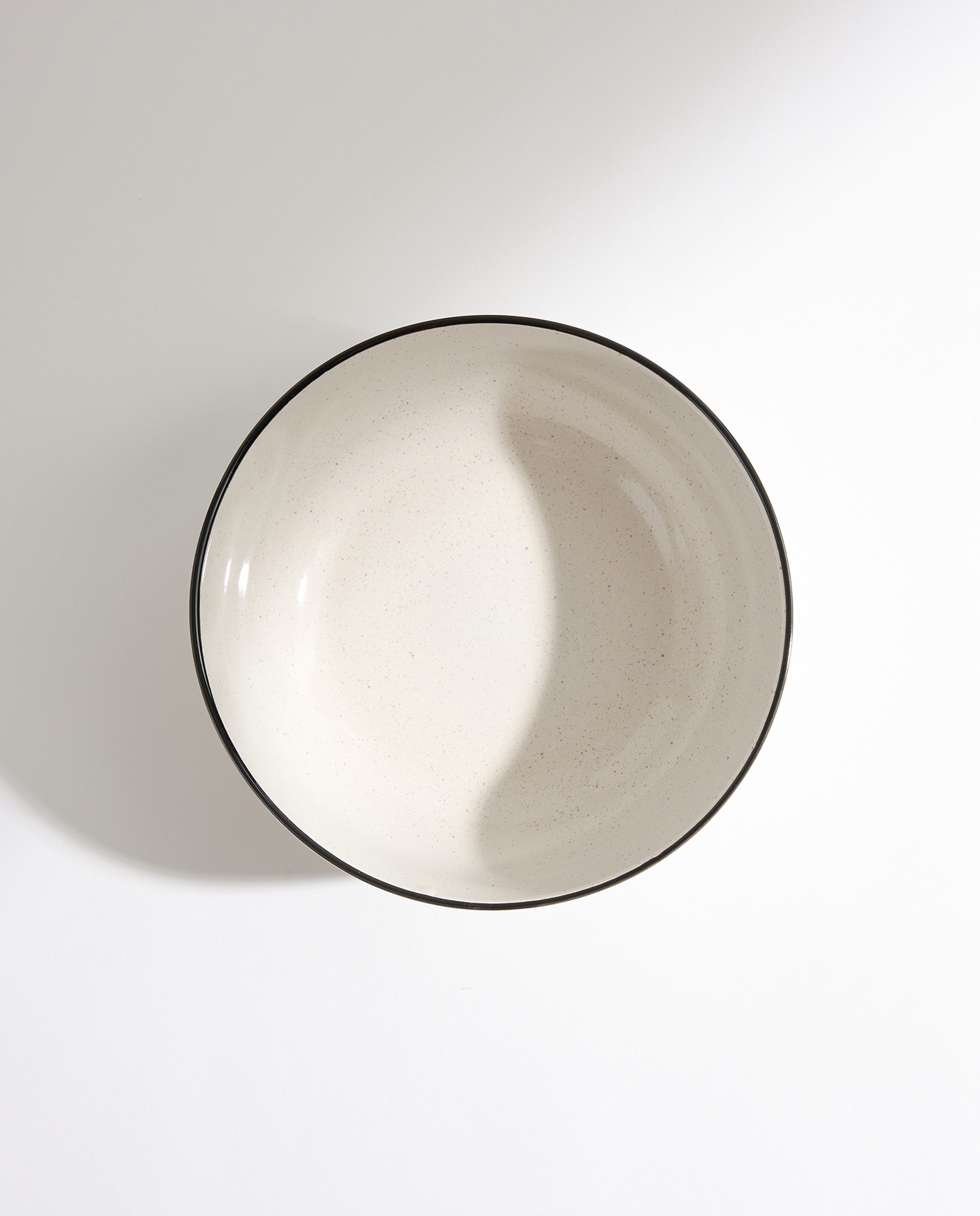 Ensaladera de cerámica Giulia Blanco roto-4