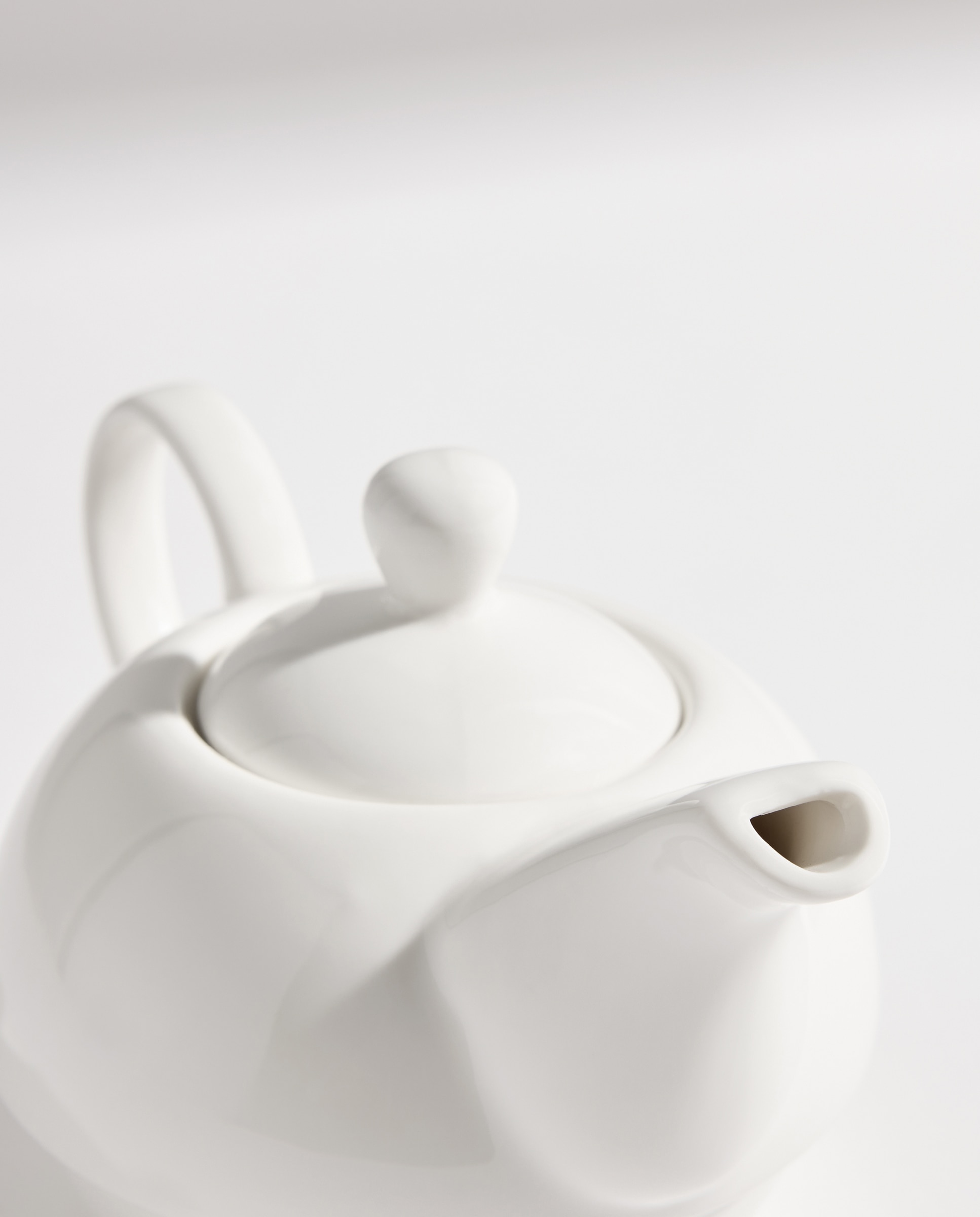 Té para Uno de porcelana Bianca Blanco-4