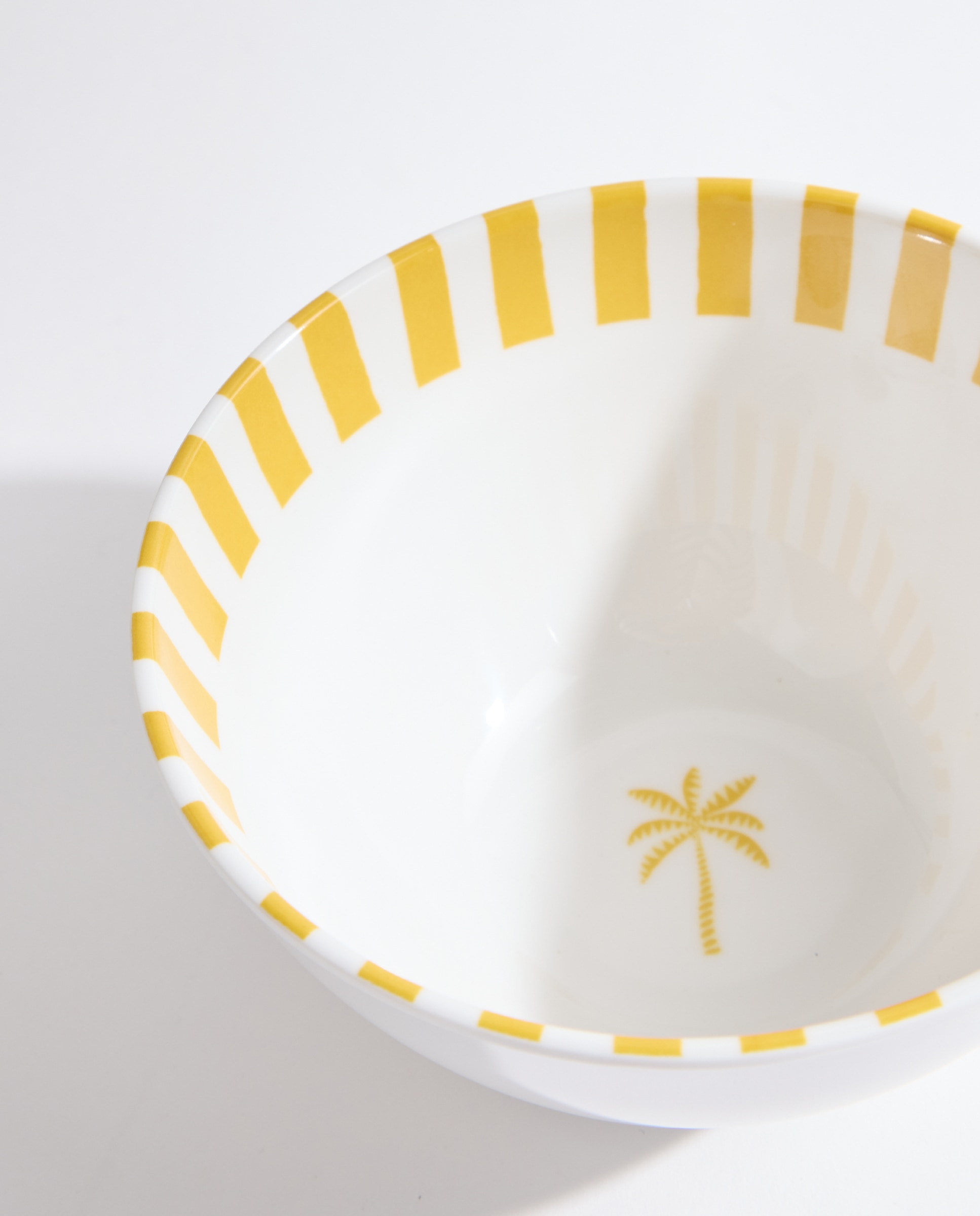 Bowl de melamina para exterior Palmera Pacífico Amarillo-4