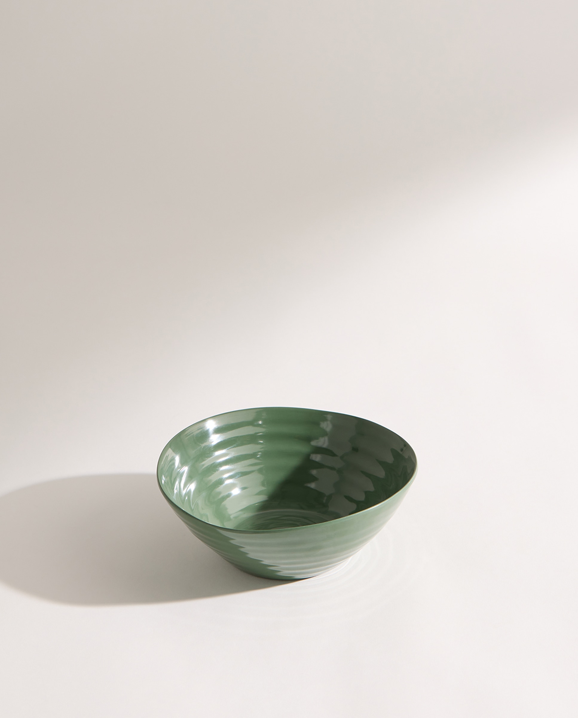 Bowl de melamina para exterior Relieve Verde-2