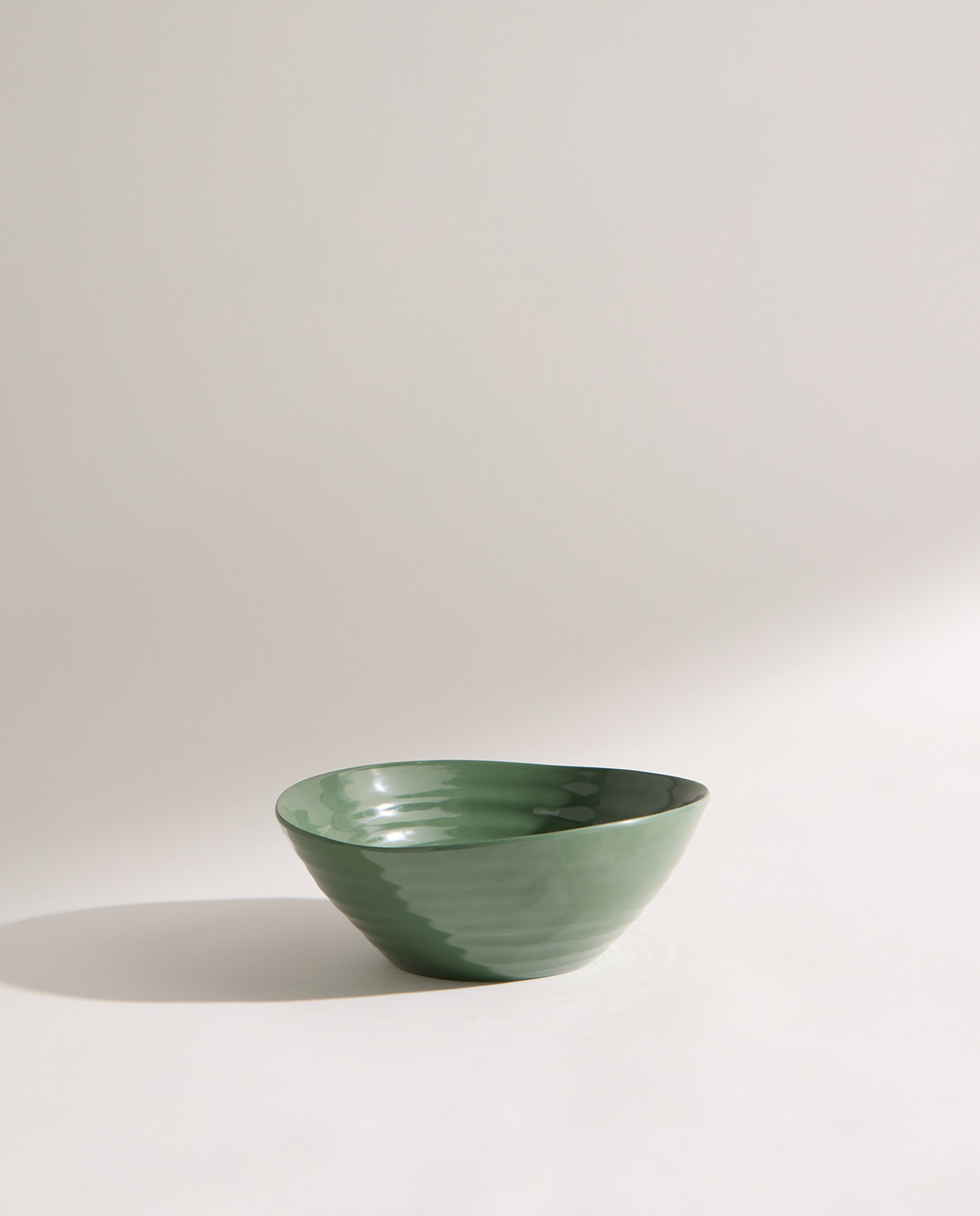 Bowl de melamina para exterior Relieve Verde-3