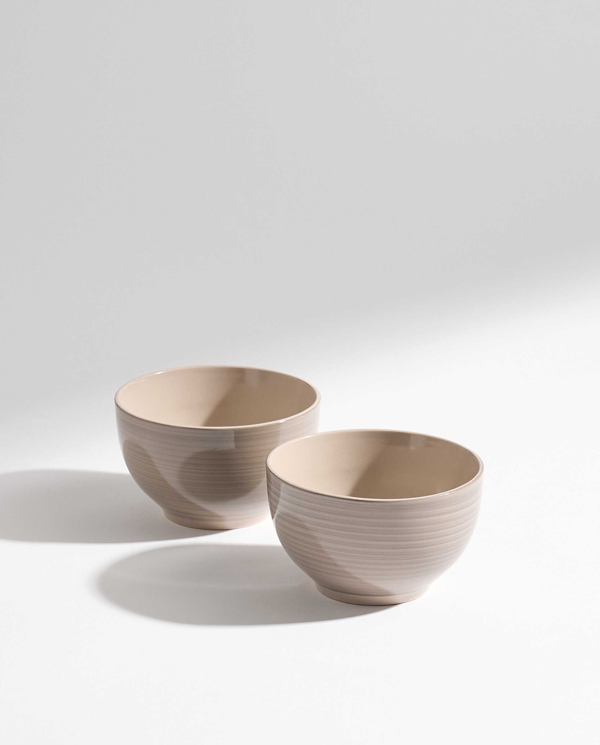 Set de 2 bowls Greta Gris medio-2