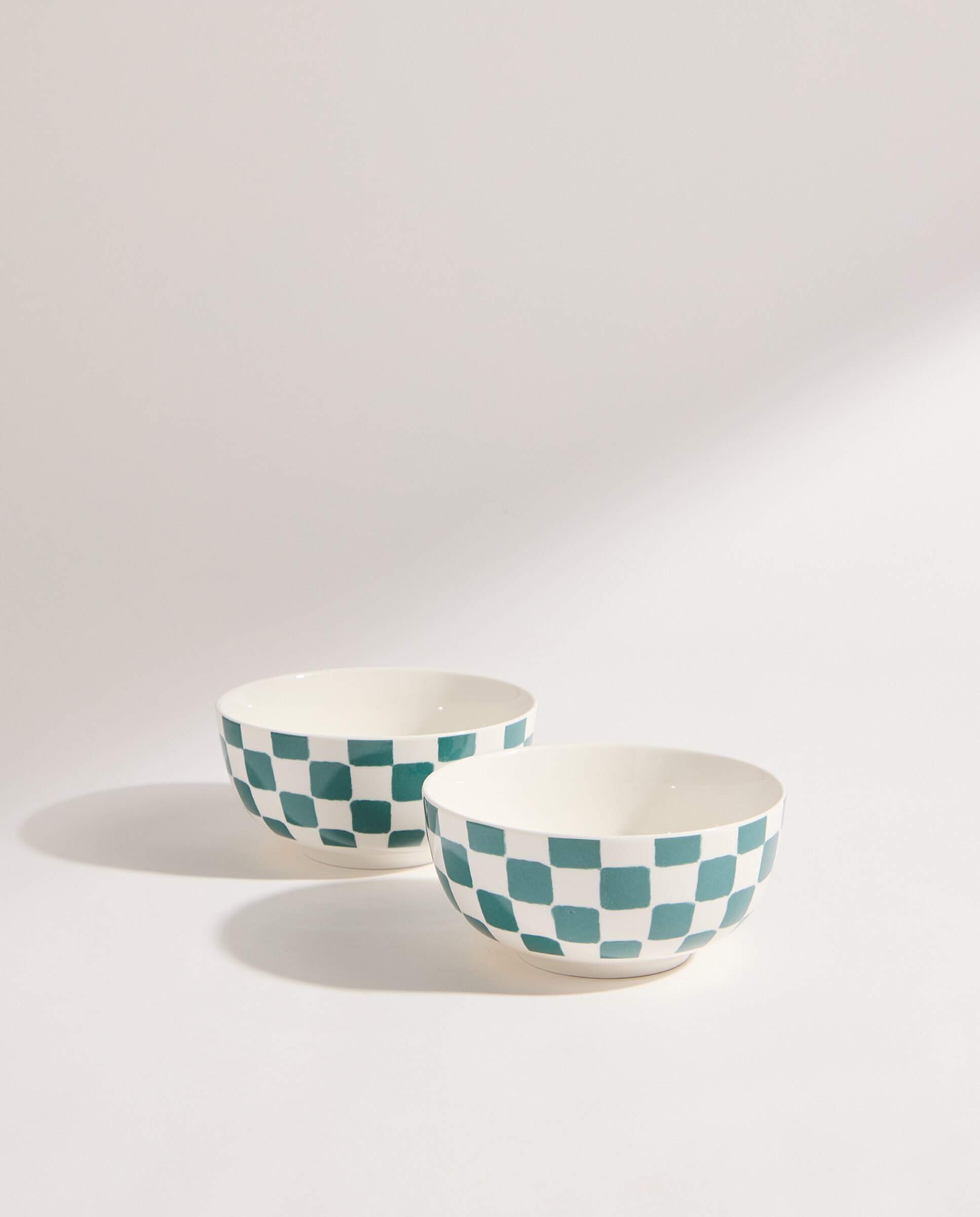 Set de 2 bowls Damero Verde-2