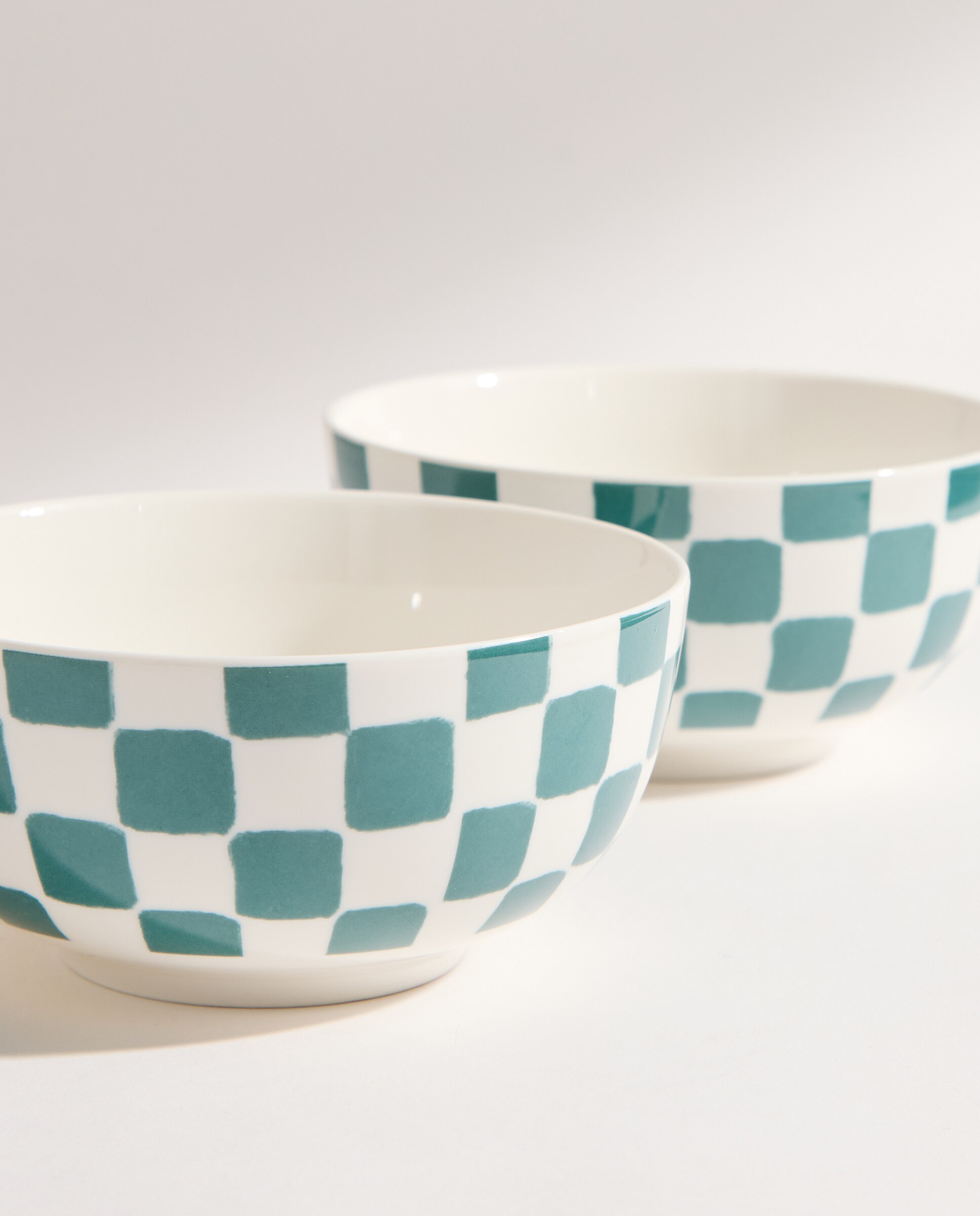 Set de 2 bowls Damero Verde-4