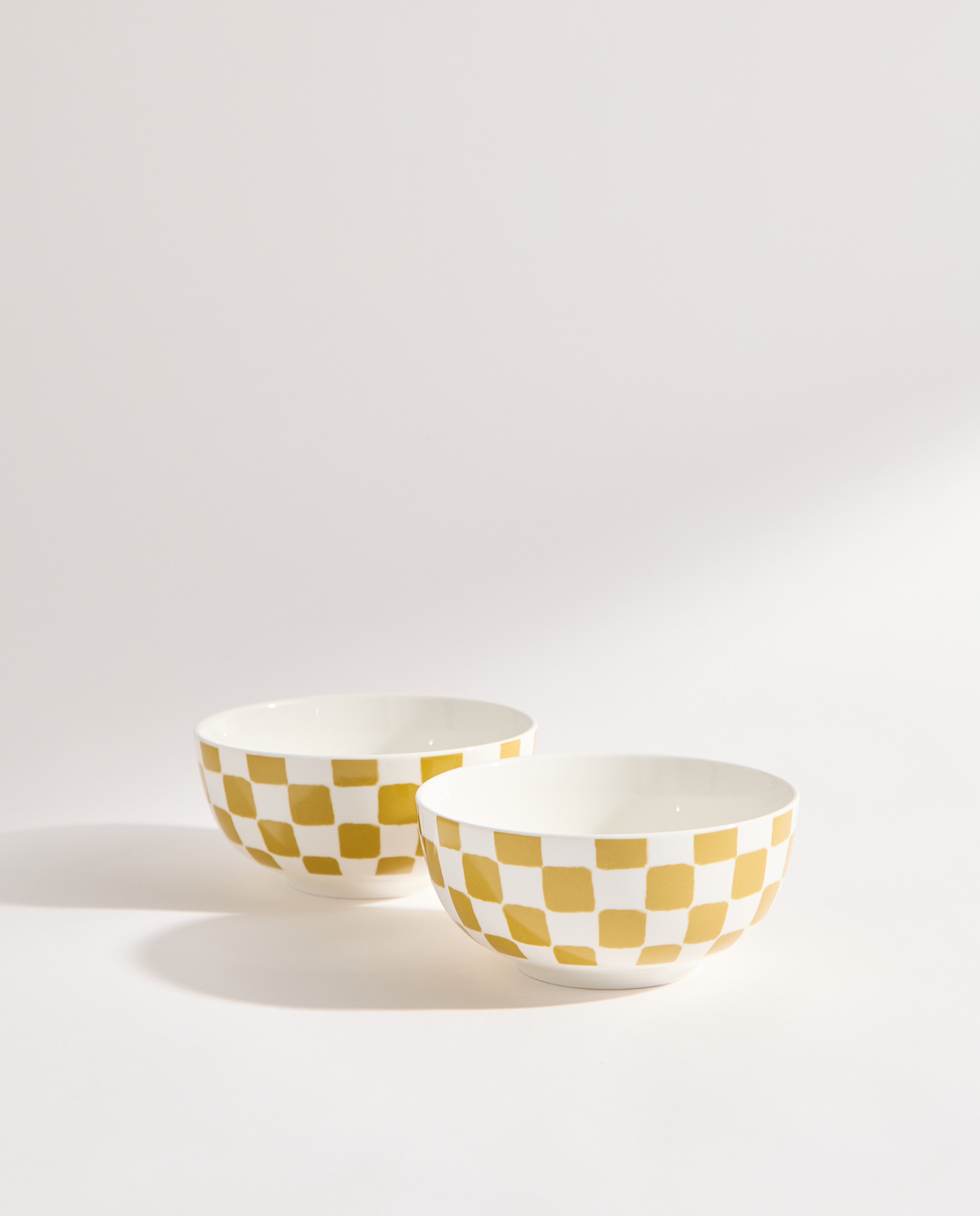 Set de 2 bowls Damero Amarillo-2
