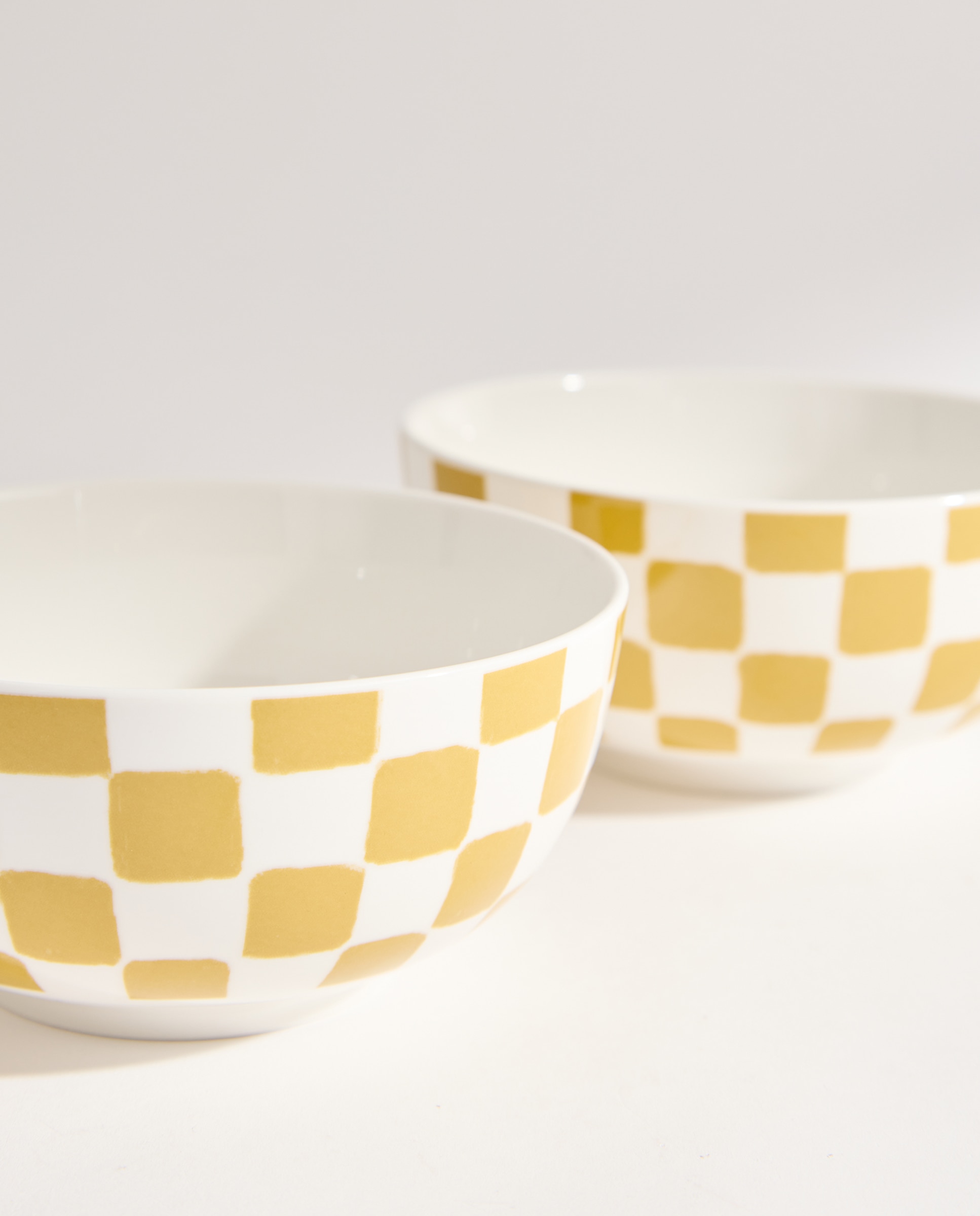 Set de 2 bowls Damero Amarillo-3