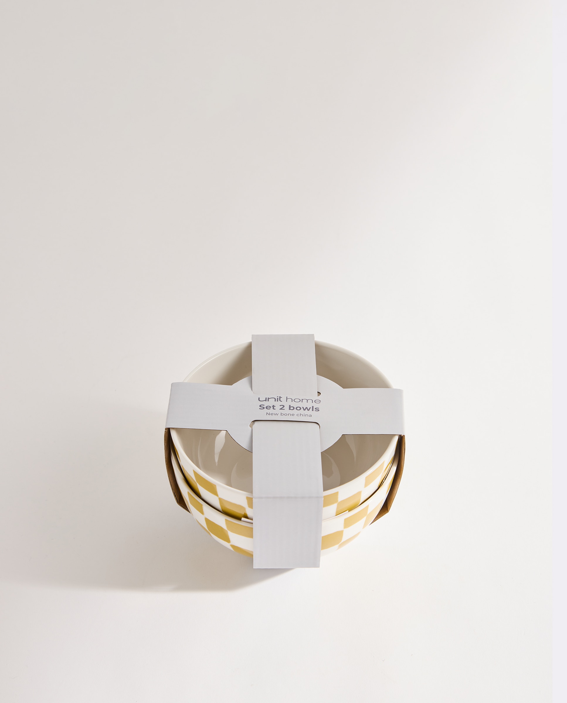 Set de 2 bowls Damero Amarillo-5