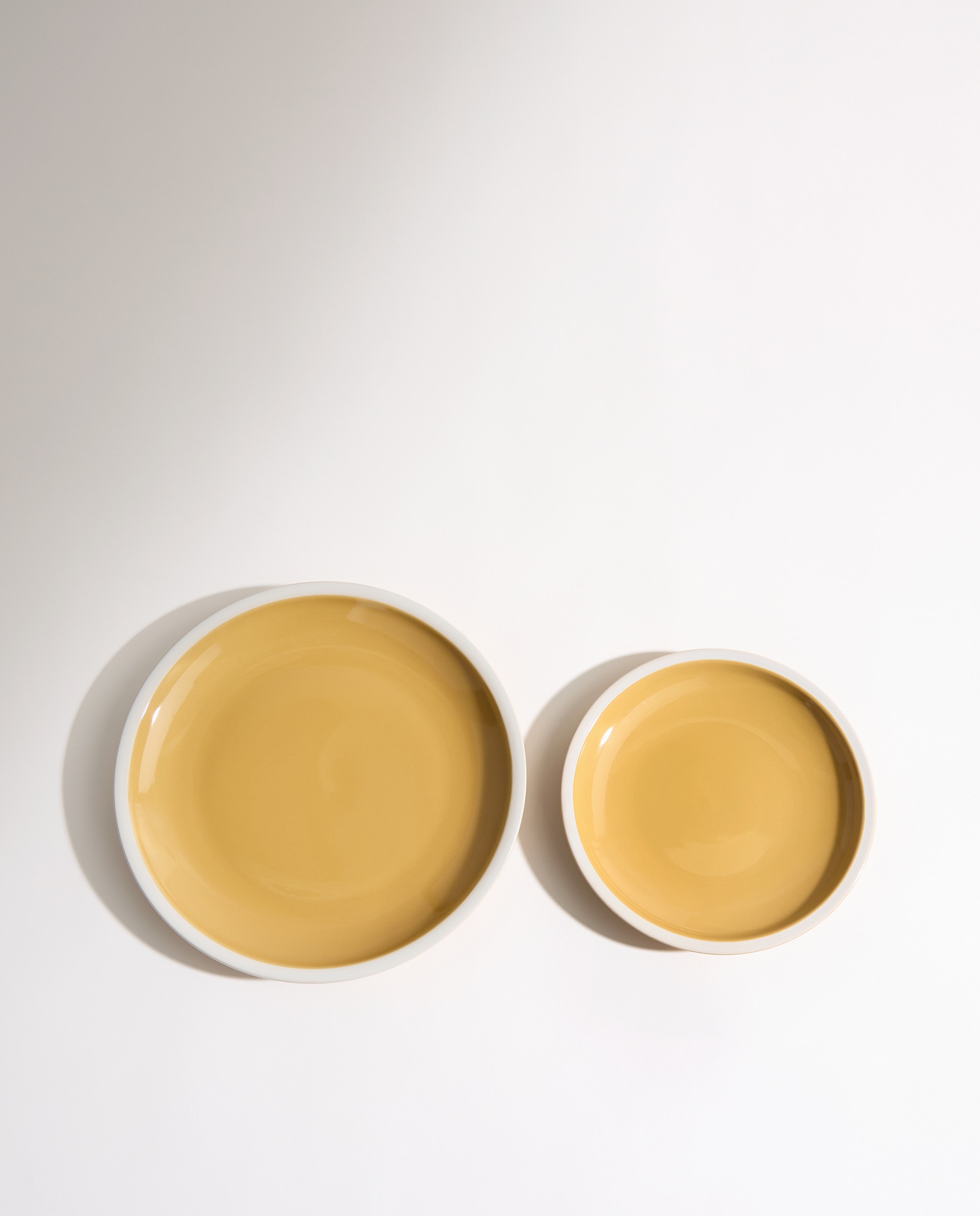 Set de 4 platos de postre Emma Mostaza-6