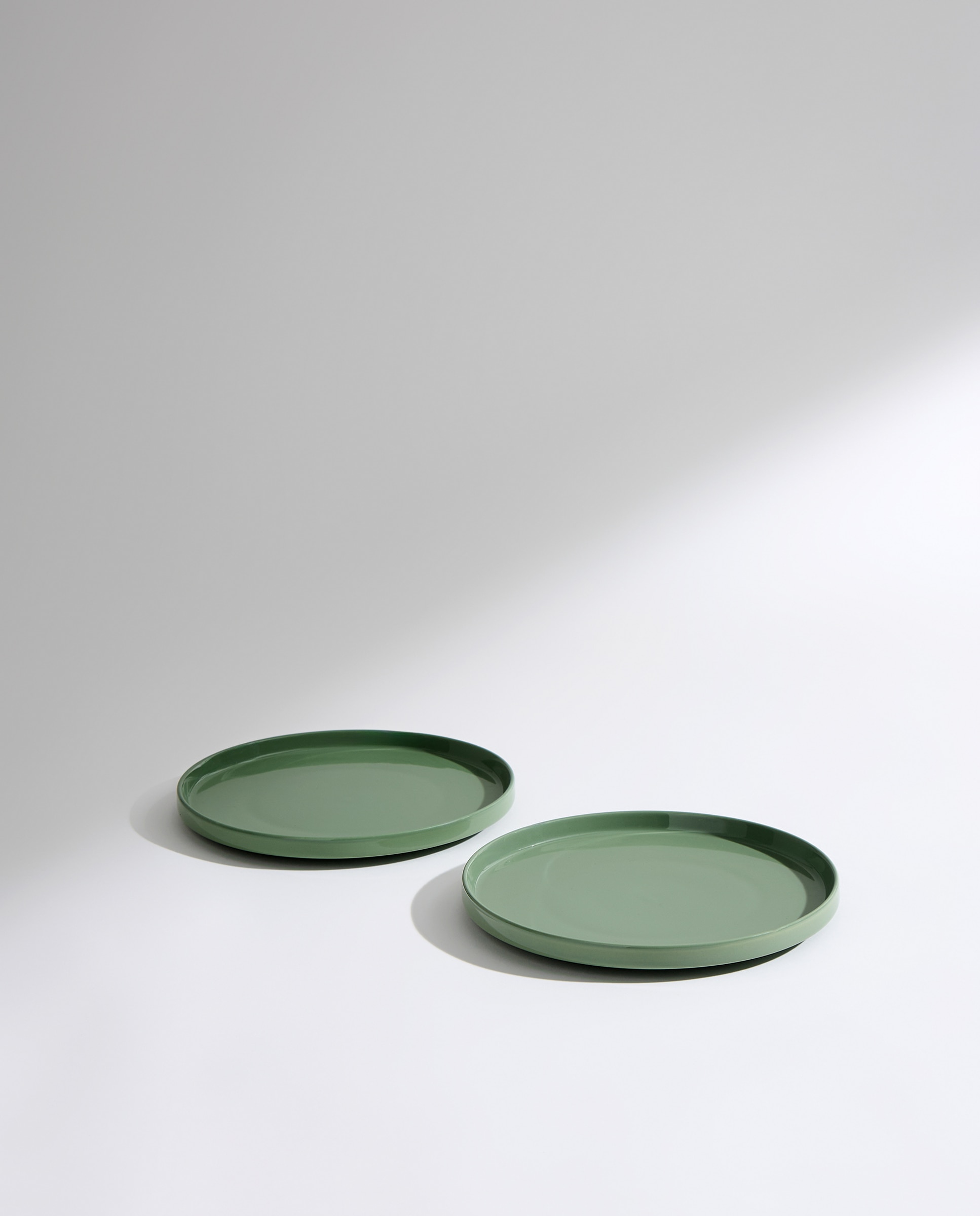 Set de 2 platos de postre Siena Verde-2