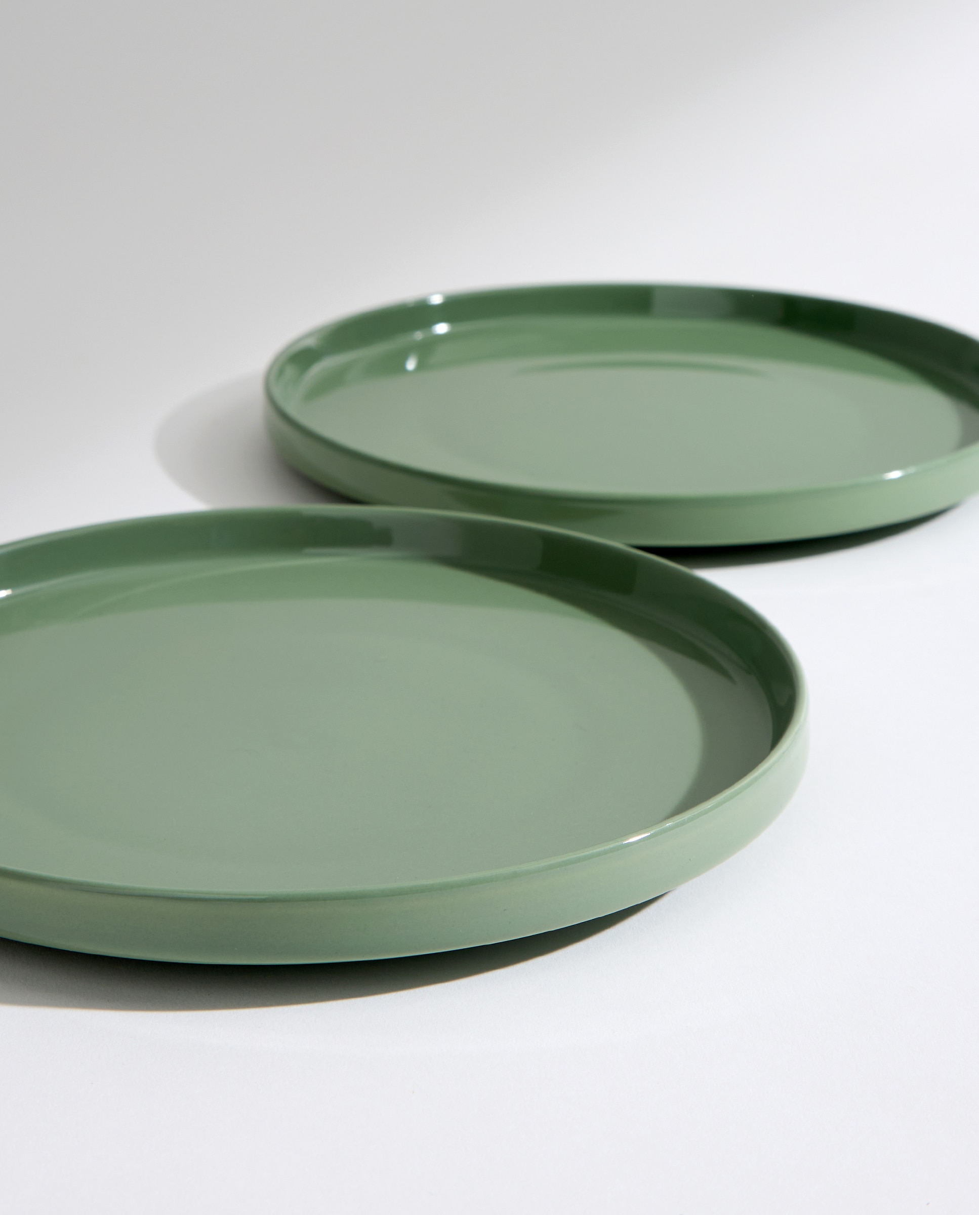 Set de 2 platos de postre Siena Verde-4