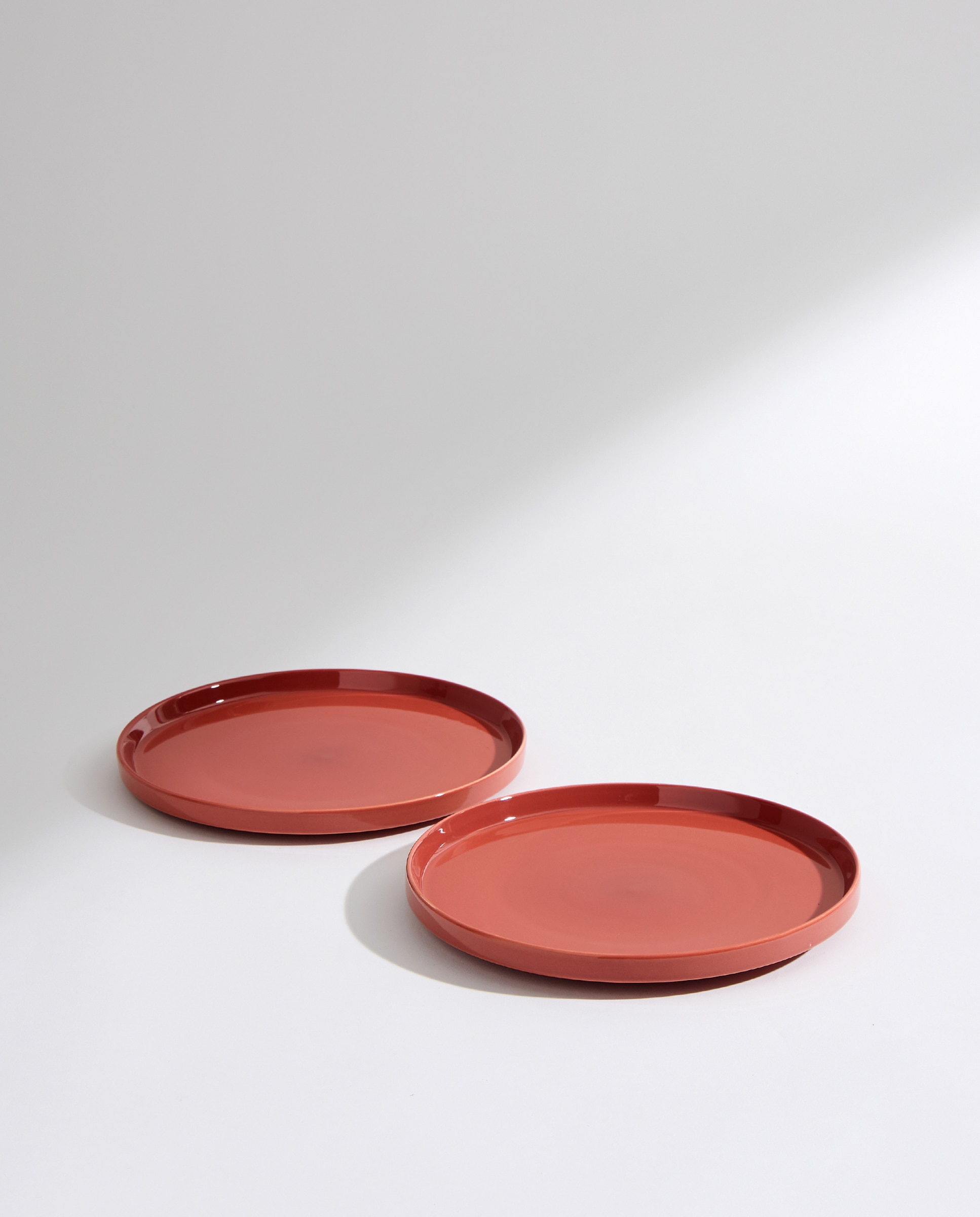 Set de 2 platos de postre Siena Terracota-2