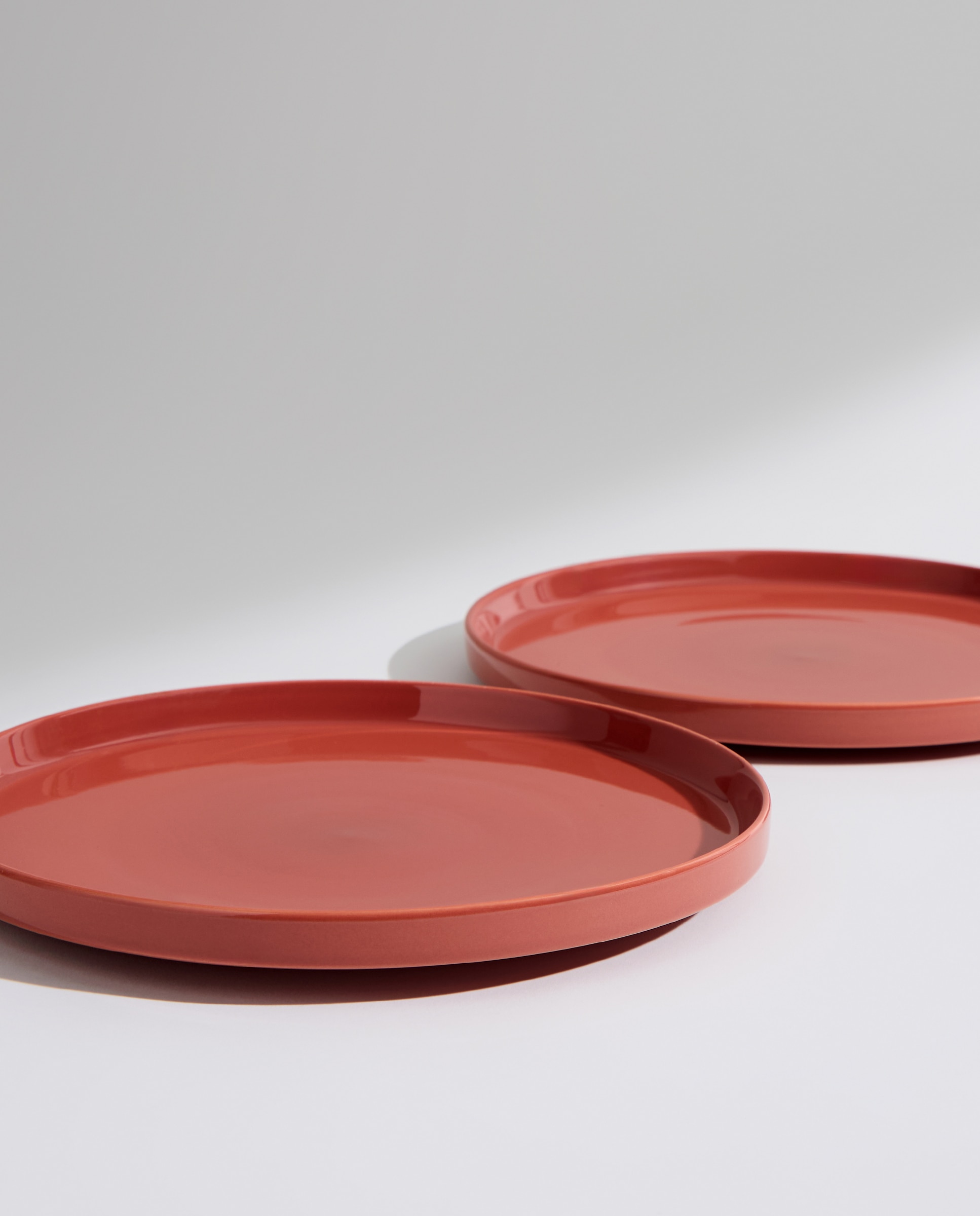 Set de 2 platos de postre Siena Terracota-4