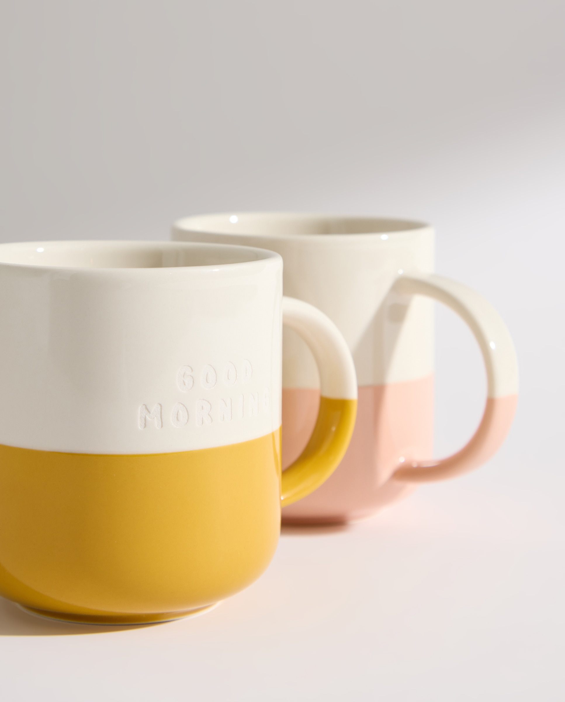 Set de 2 tazas mugs Bicolor Rosa-3