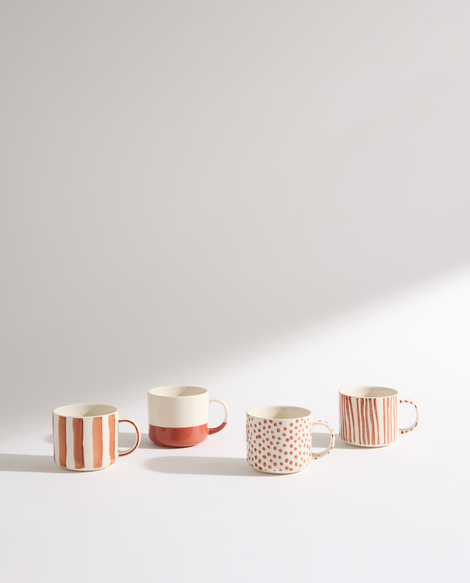 Set de 4 tazas mug Family Terracota-2