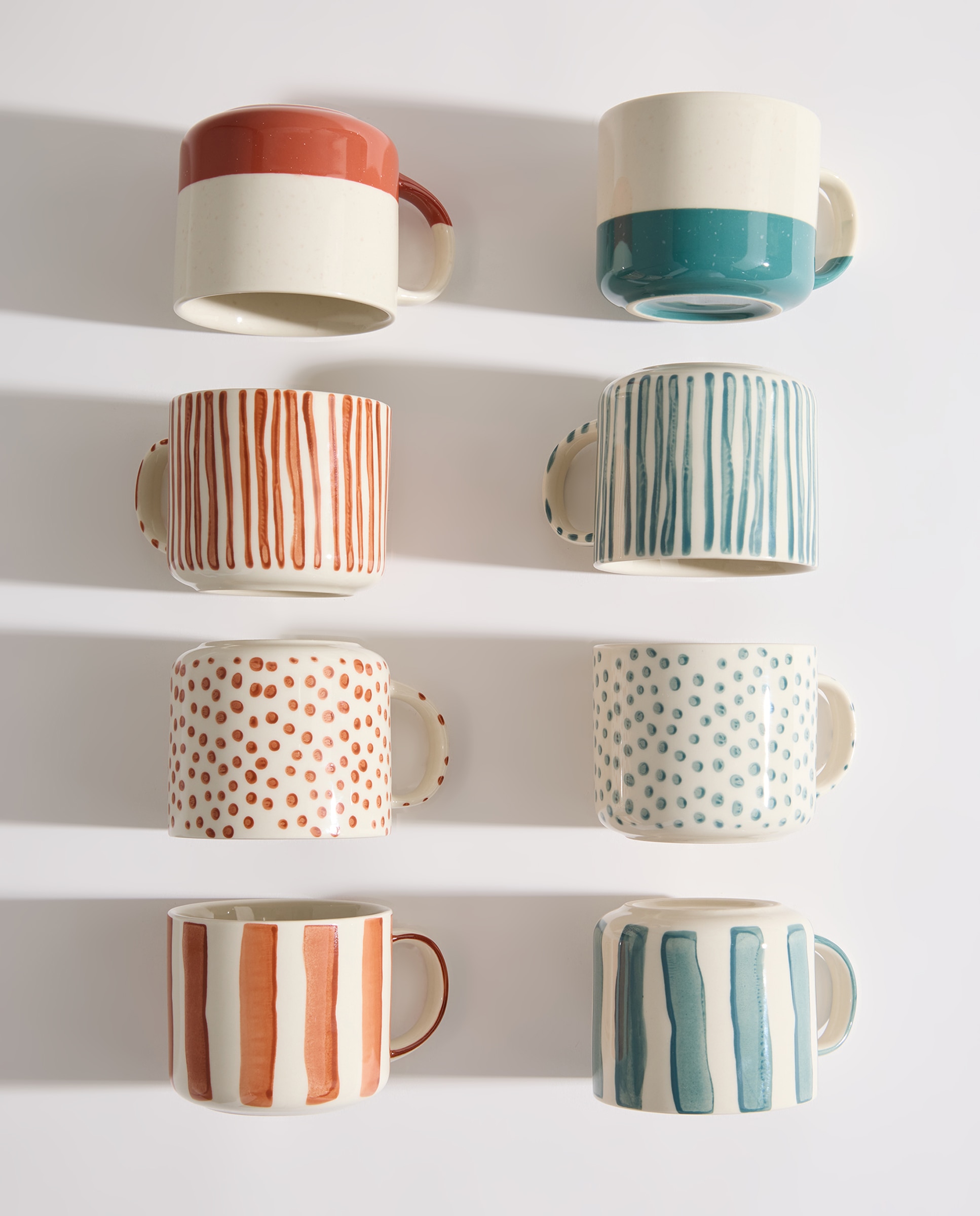 Set de 4 tazas mug Family Terracota-6