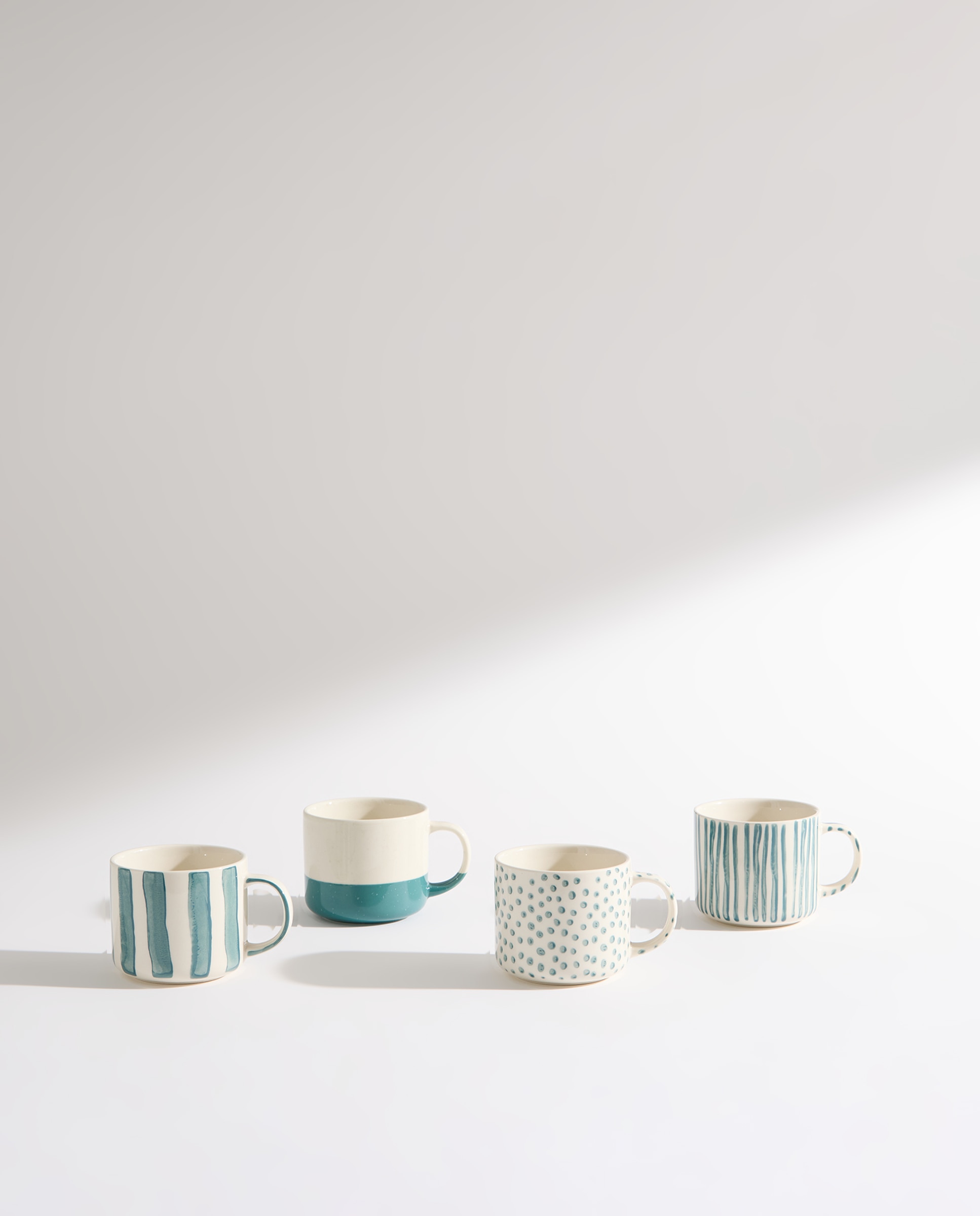 Set de 4 tazas mug Family Azul-2