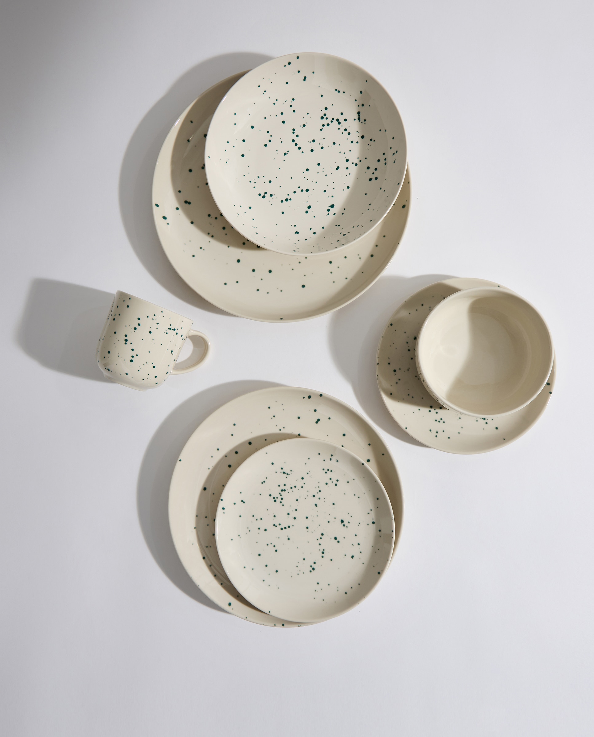 Set de 2 tazas mug Olivia Verde-5