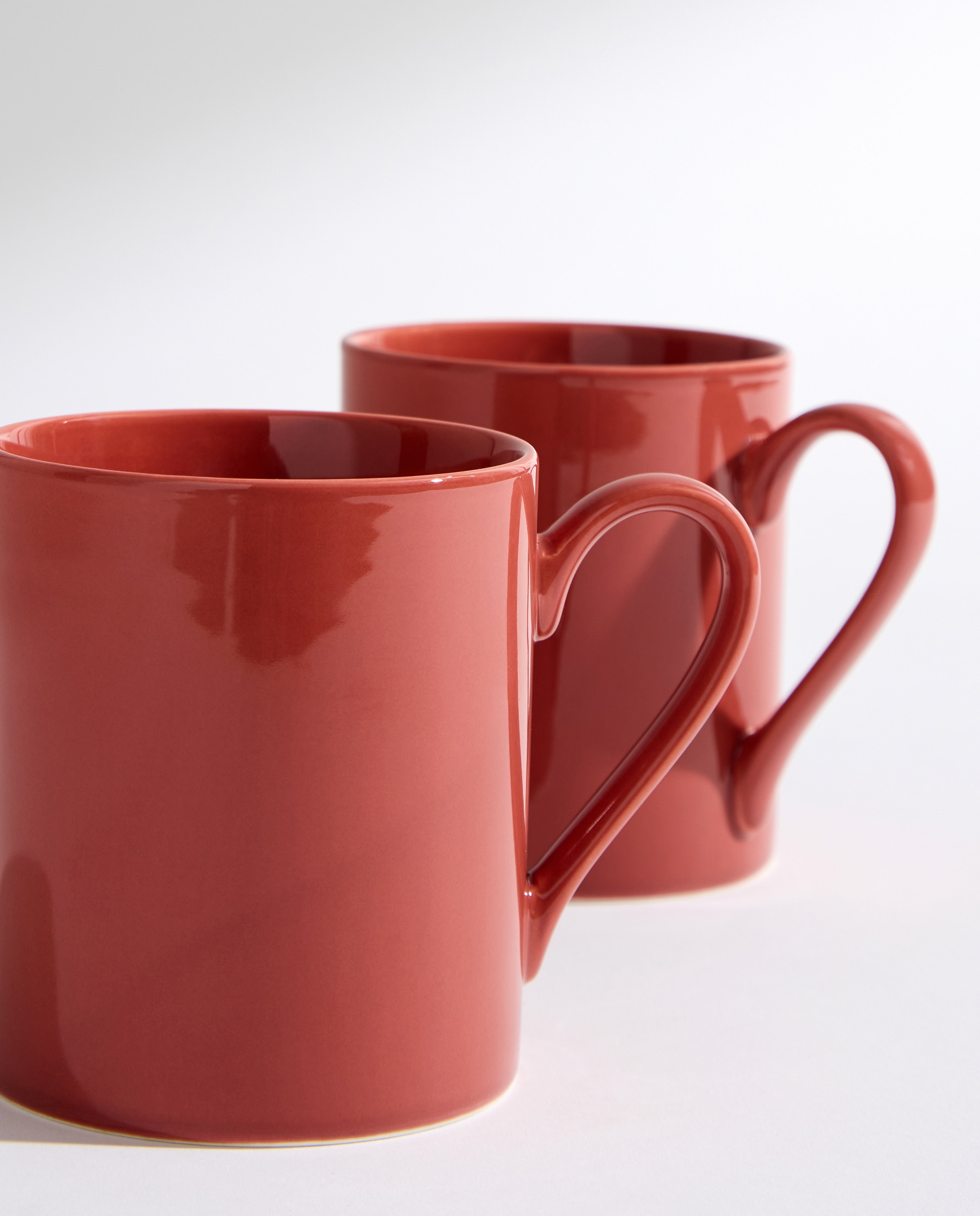 Set de 2 tazas mugs Siena Terracota-3